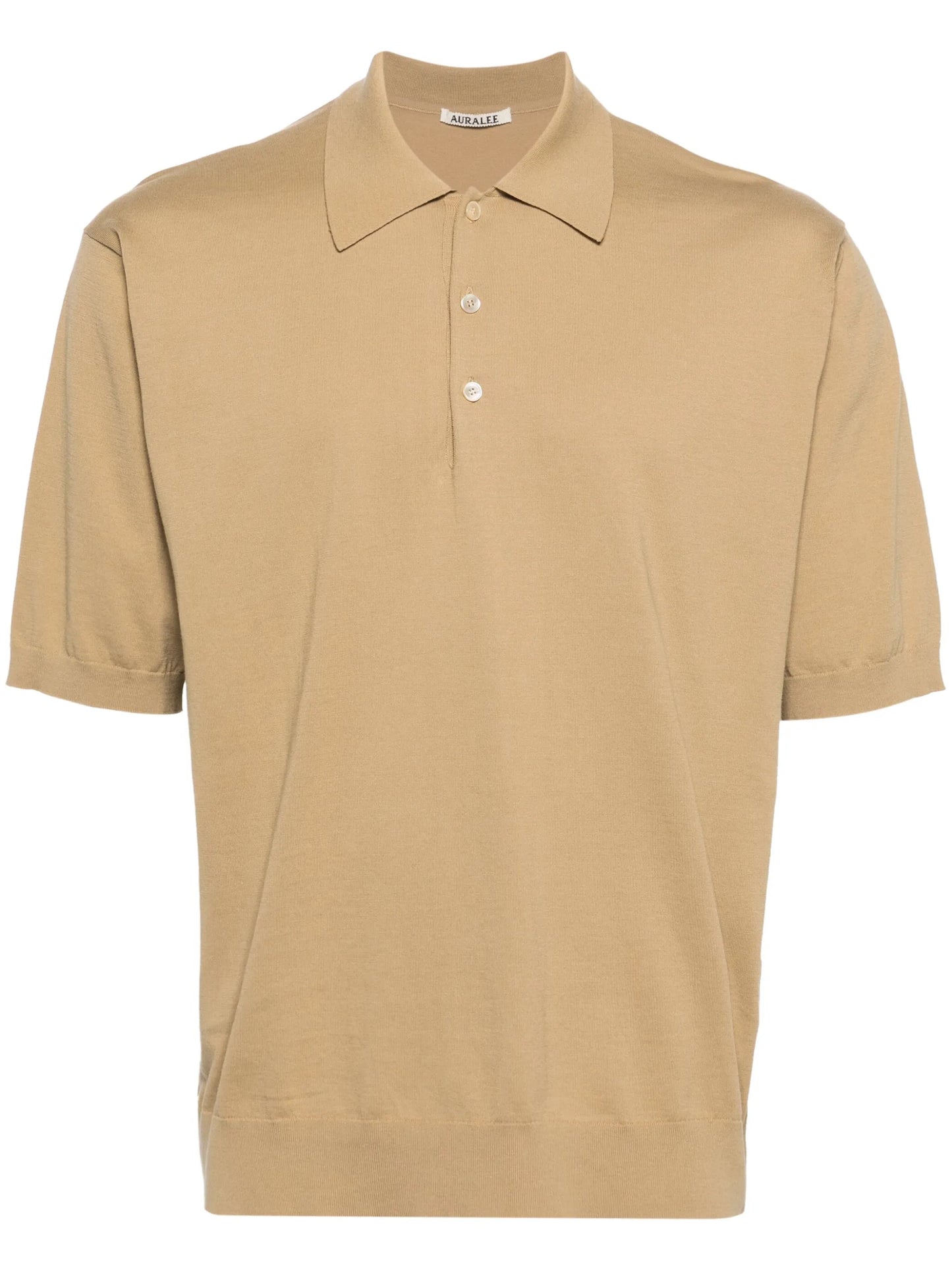 short-sleeve cotton polo shirt