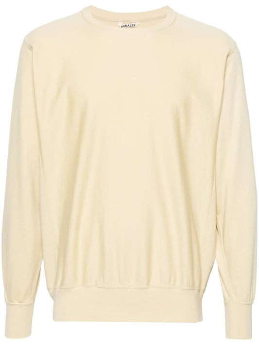 crew-neck cotton sweatshirt