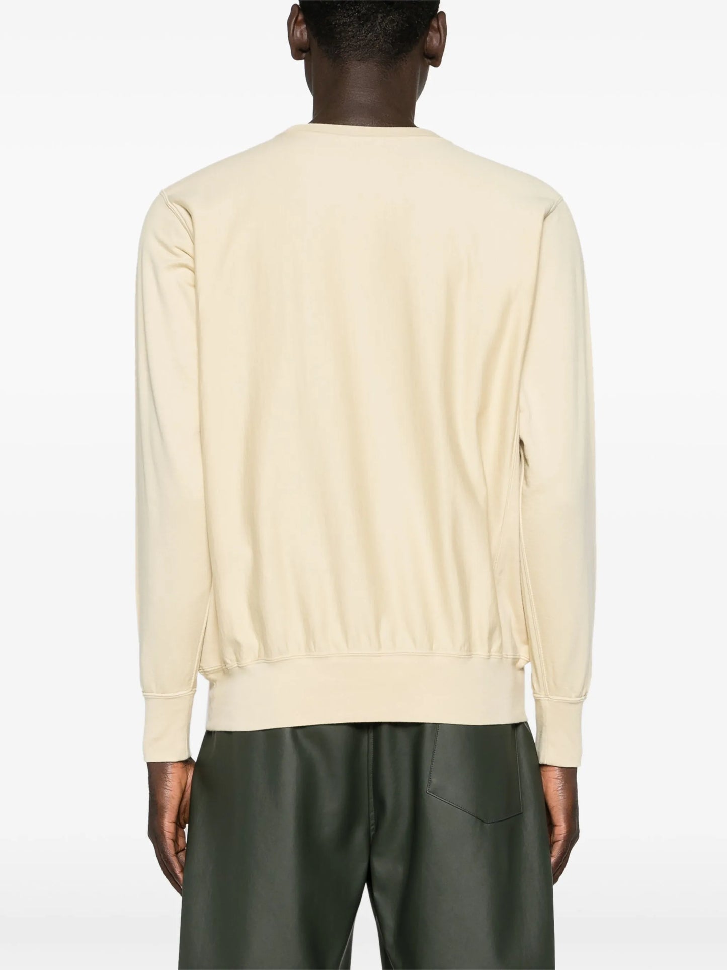 crew-neck cotton sweatshirt