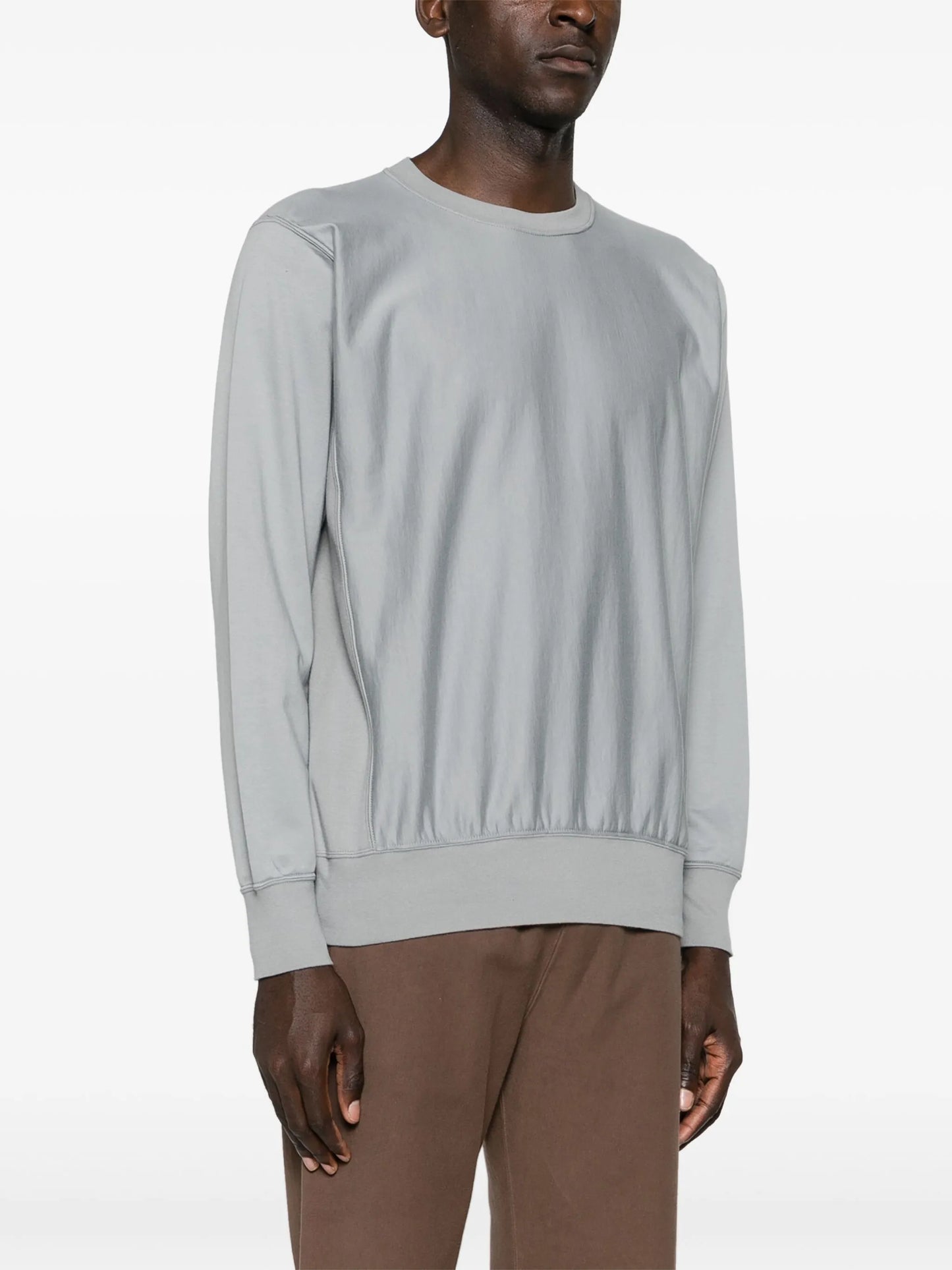 crew-neck cotton sweatshirt
