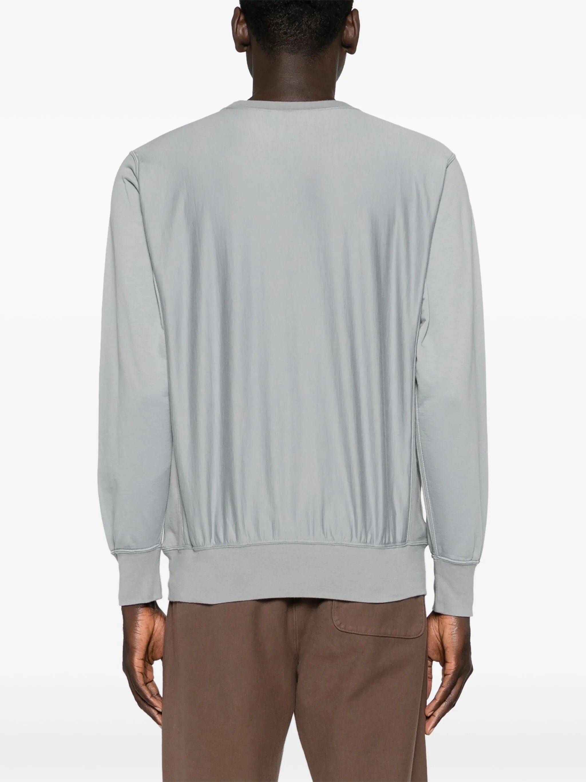 crew-neck cotton sweatshirt
