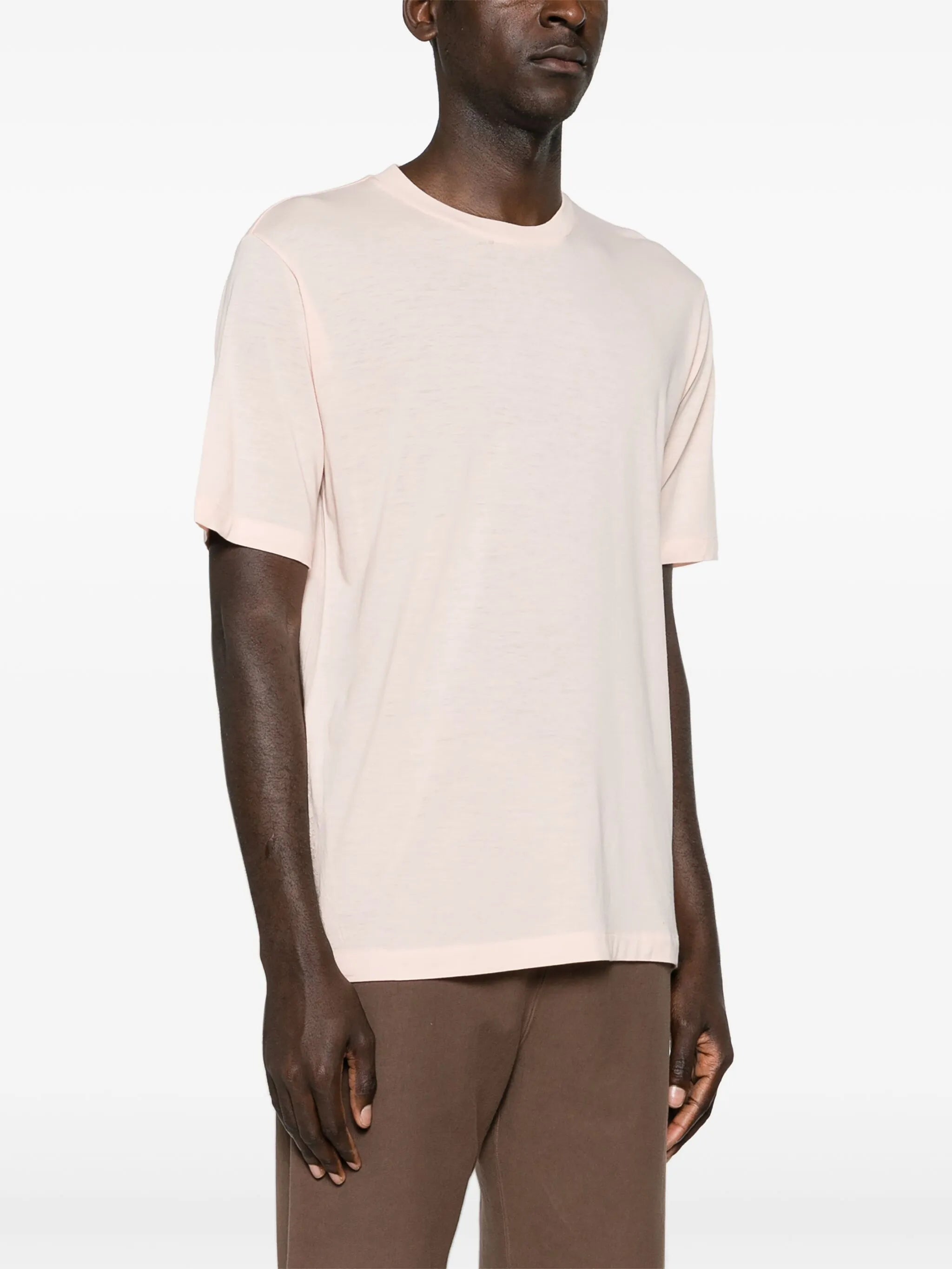 crew-neck wool T-shirt