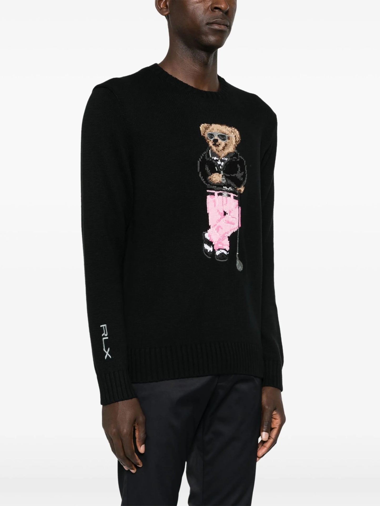 Polo Bear-intarsia jumper