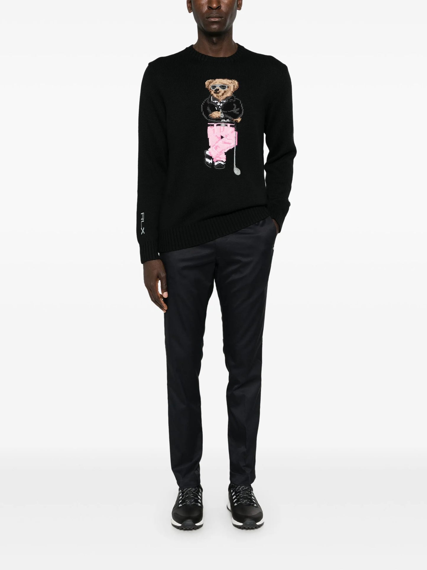 Polo Bear-intarsia jumper