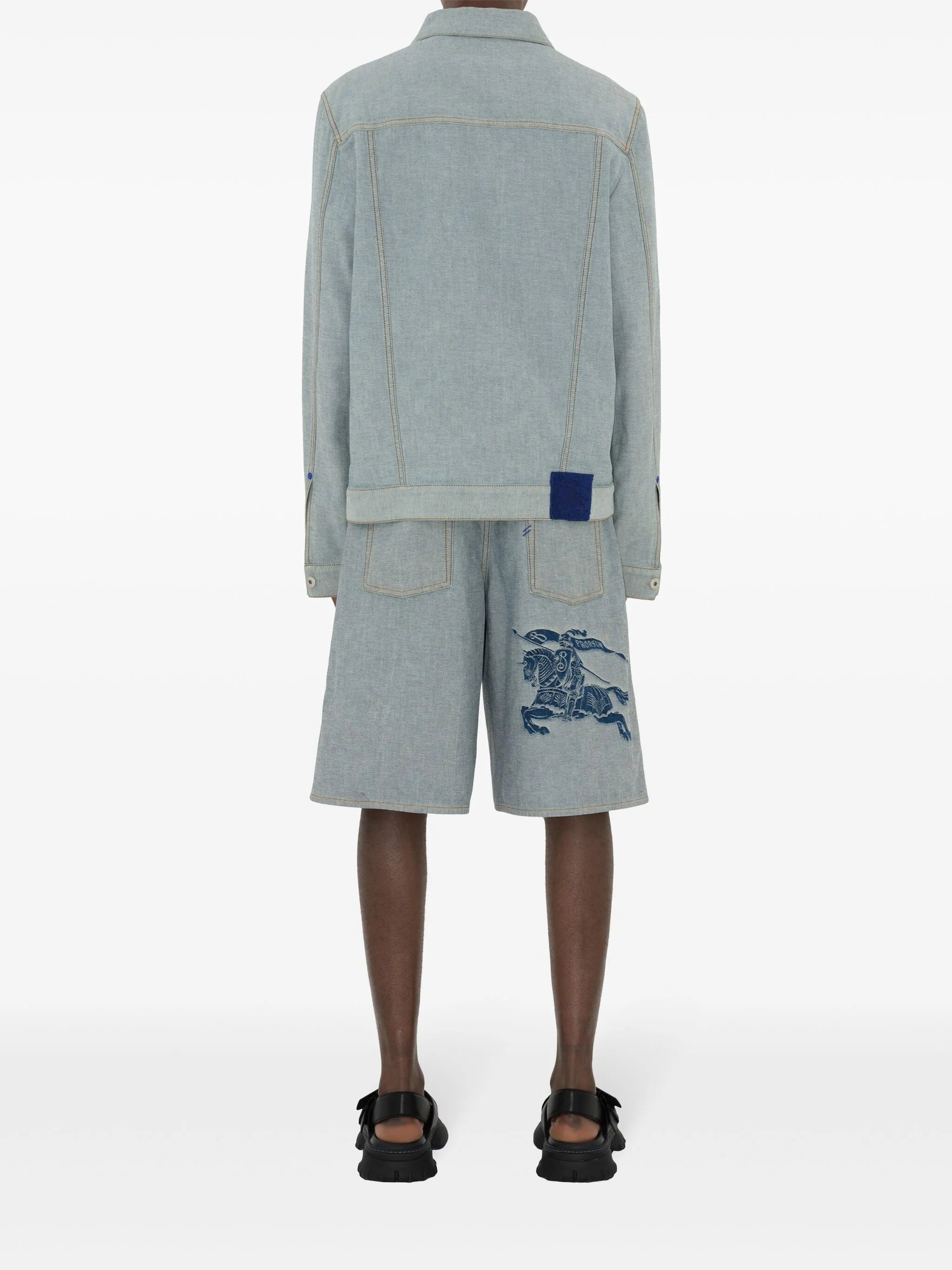 EKD-motif denim jacket