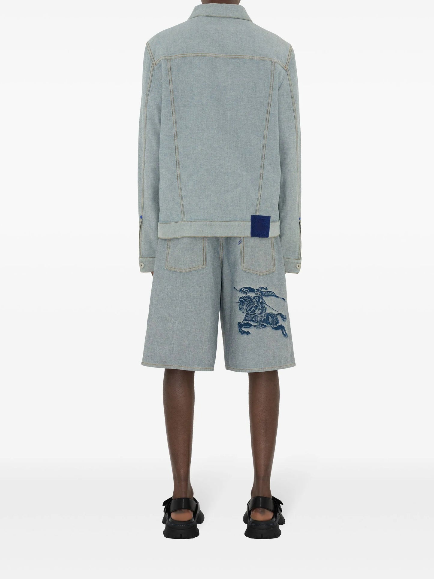 EKD-motif denim jacket