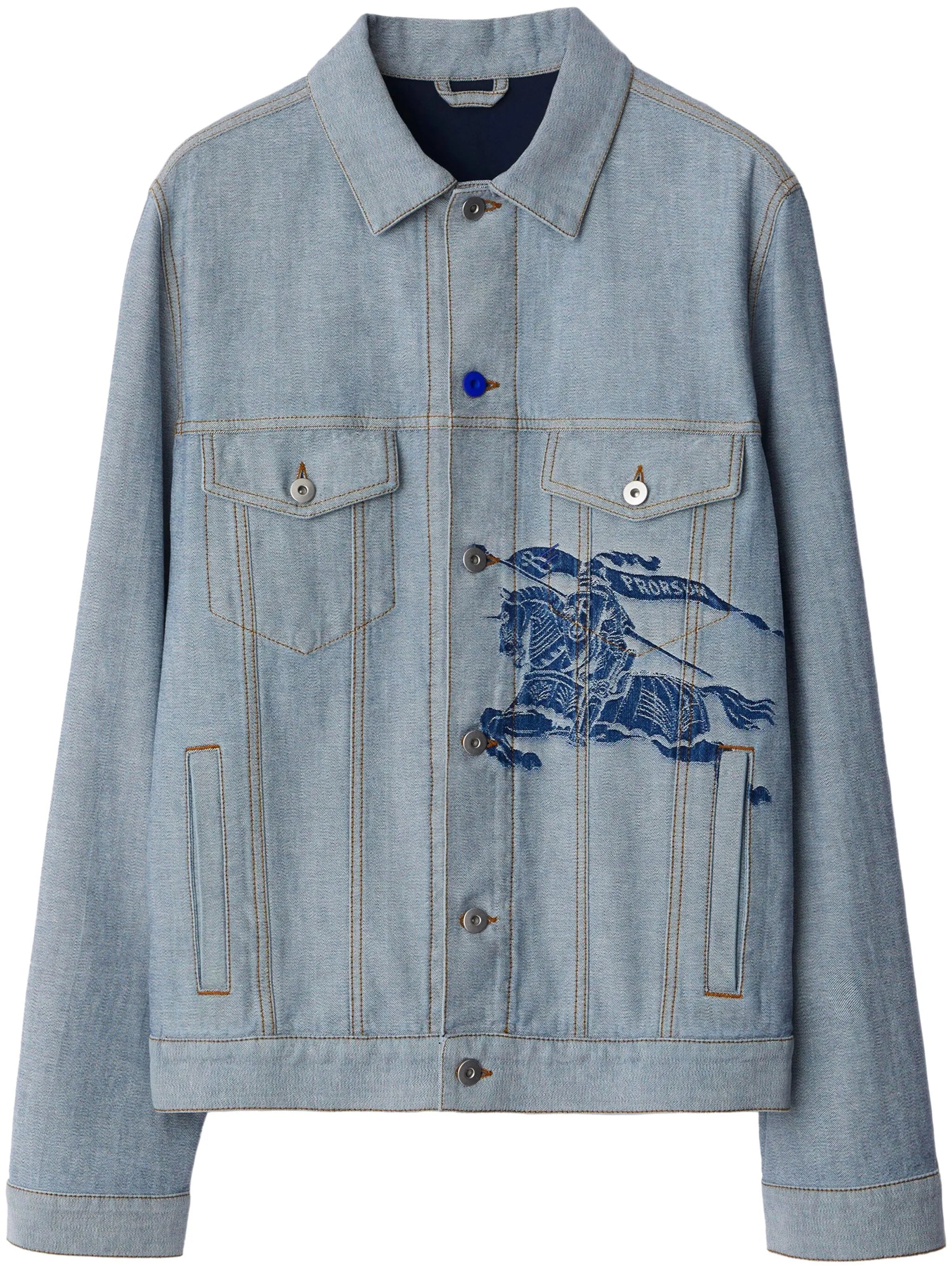 EKD-motif denim jacket