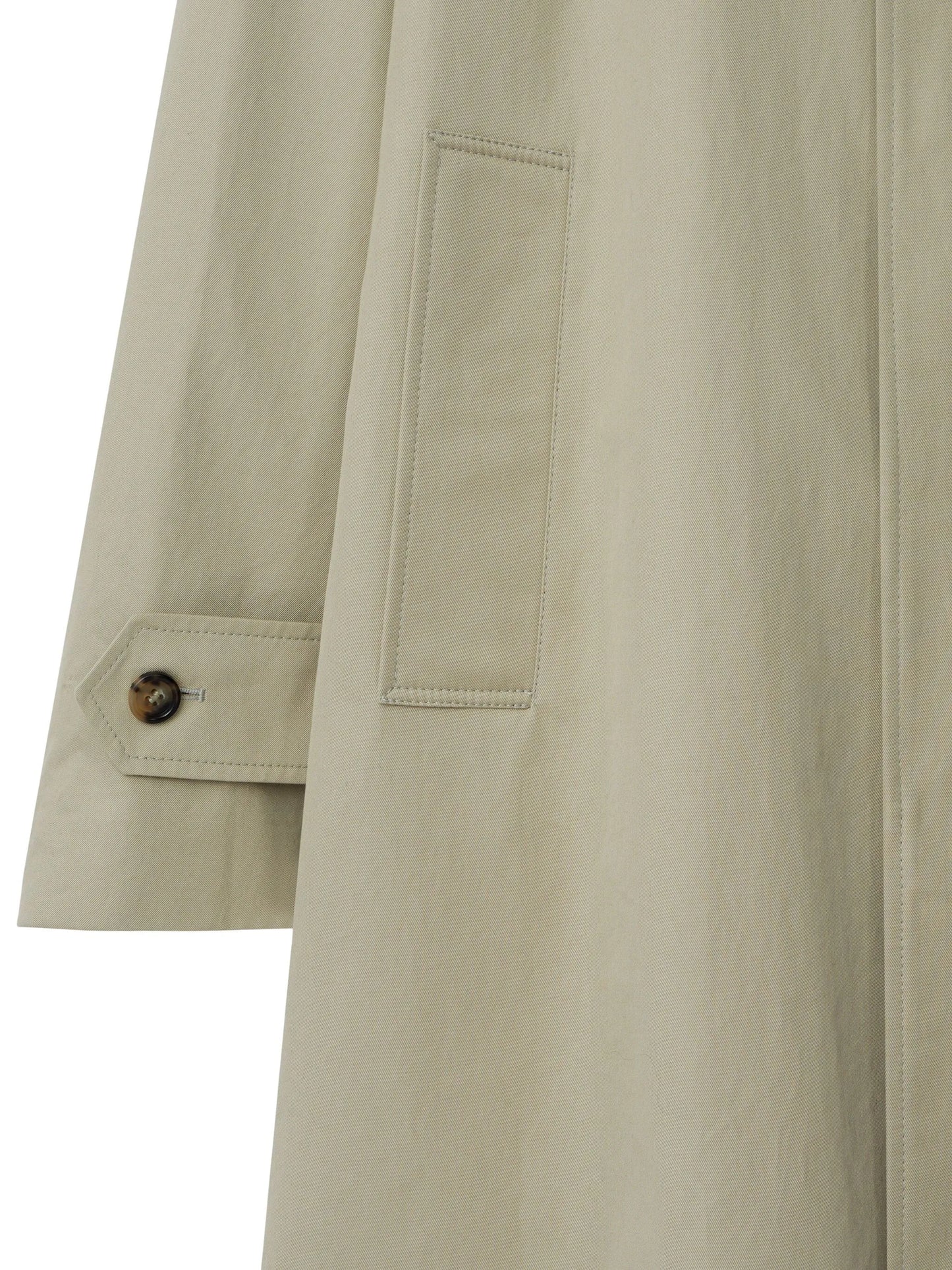 garbardine cotton coat