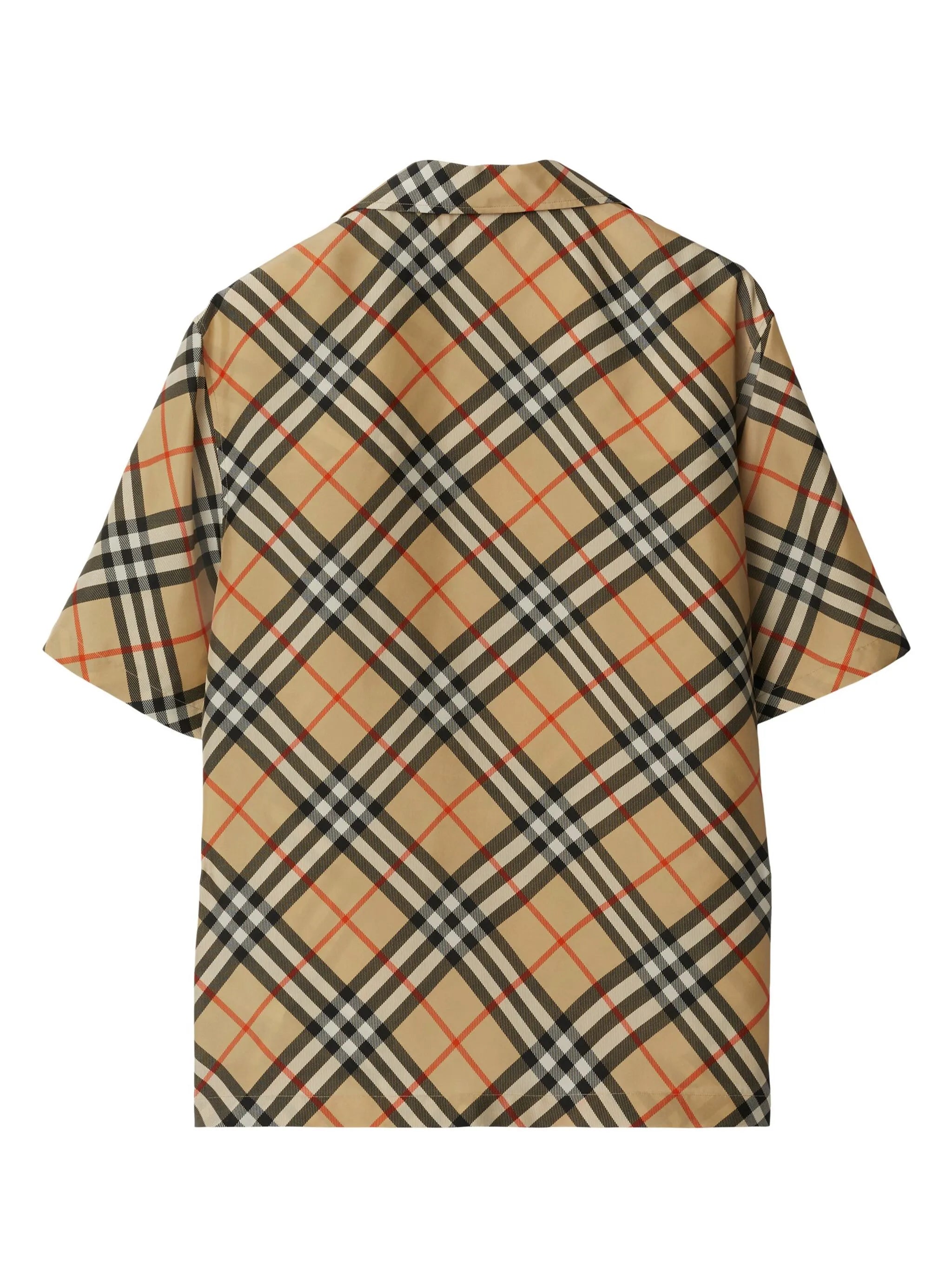Nova check silk shirt