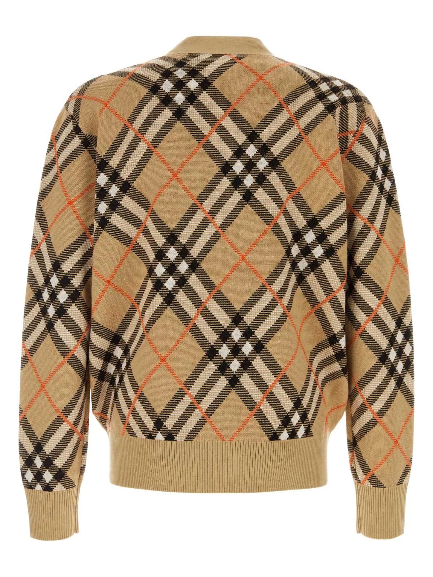 Vintage Check wool-blend cardigan