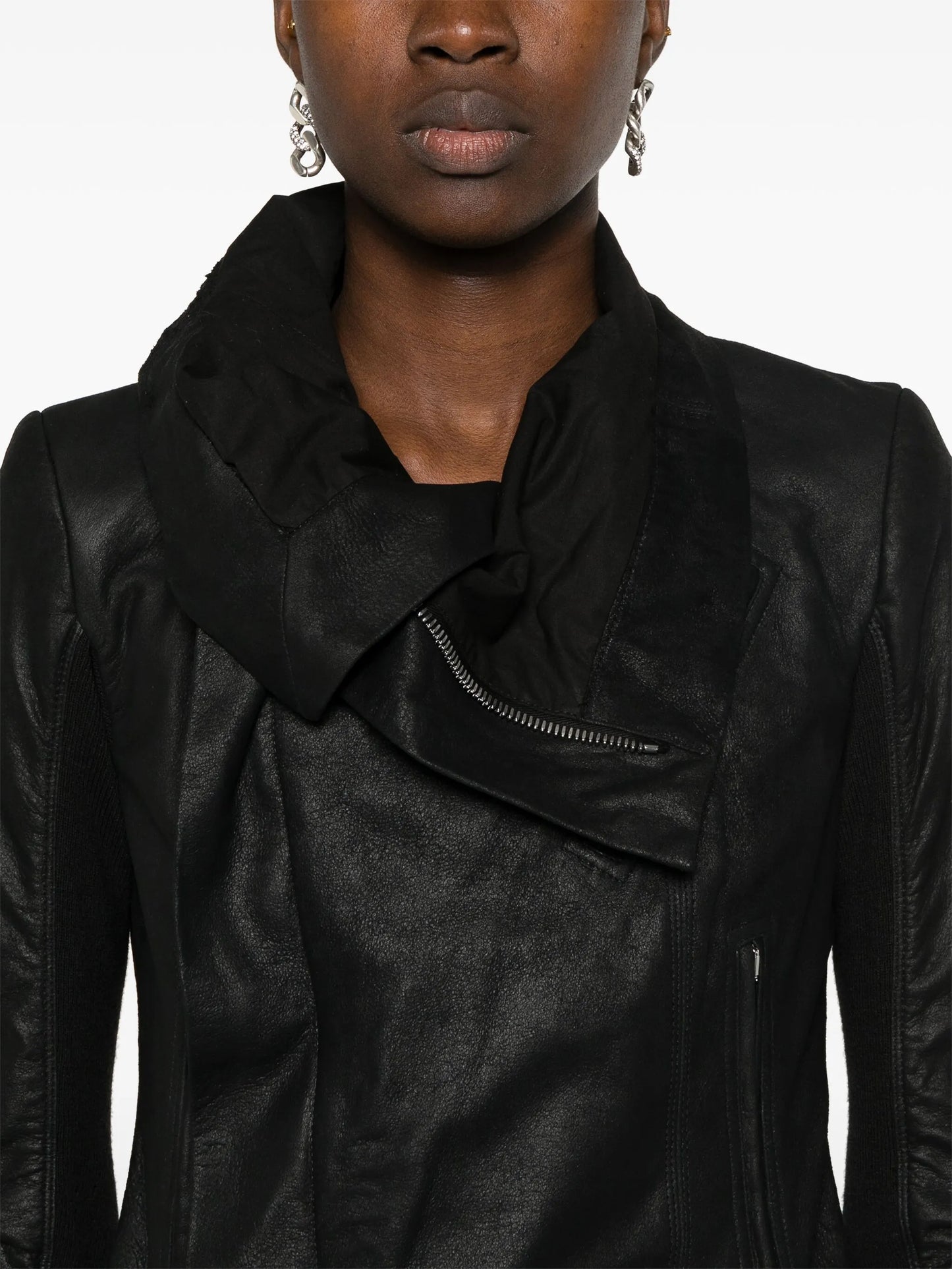leather biker jacket