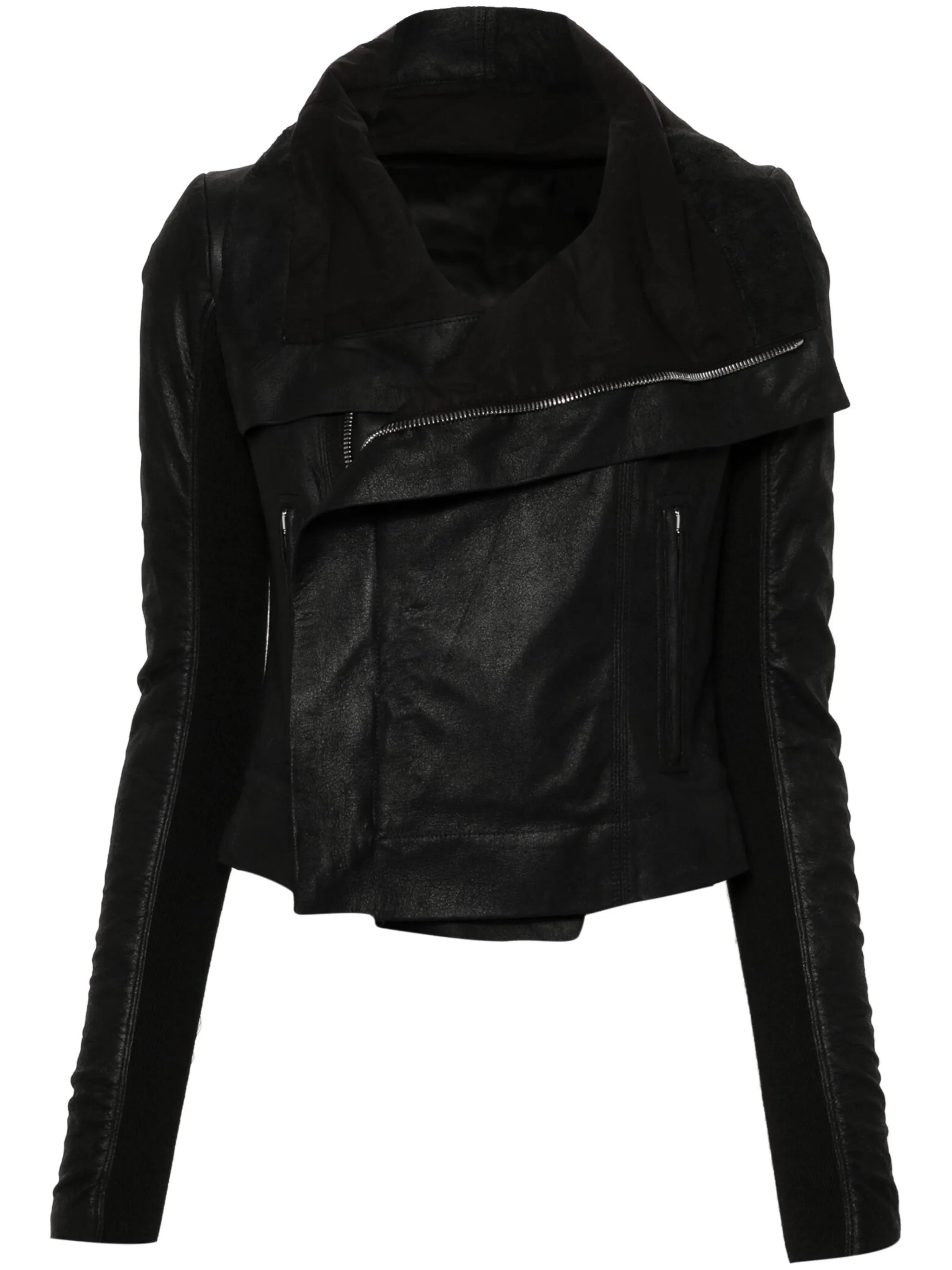 leather biker jacket