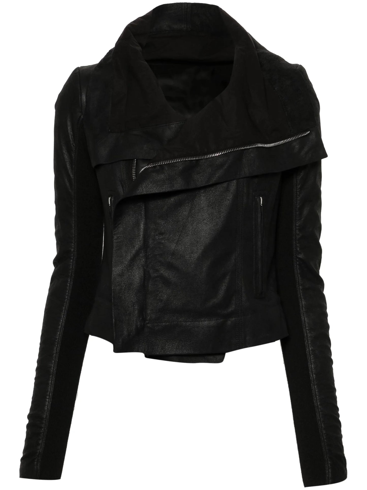 leather biker jacket