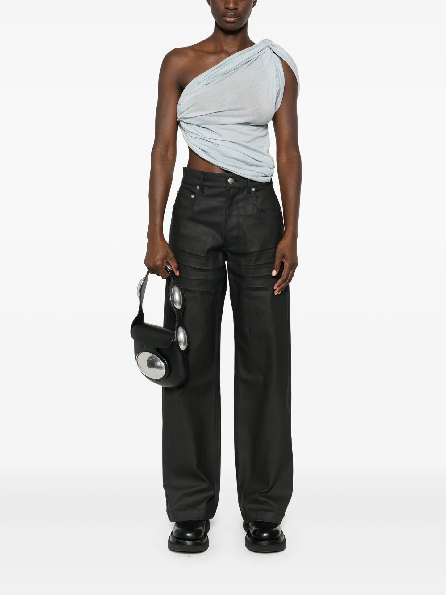 Twist asymmetric T-shirt