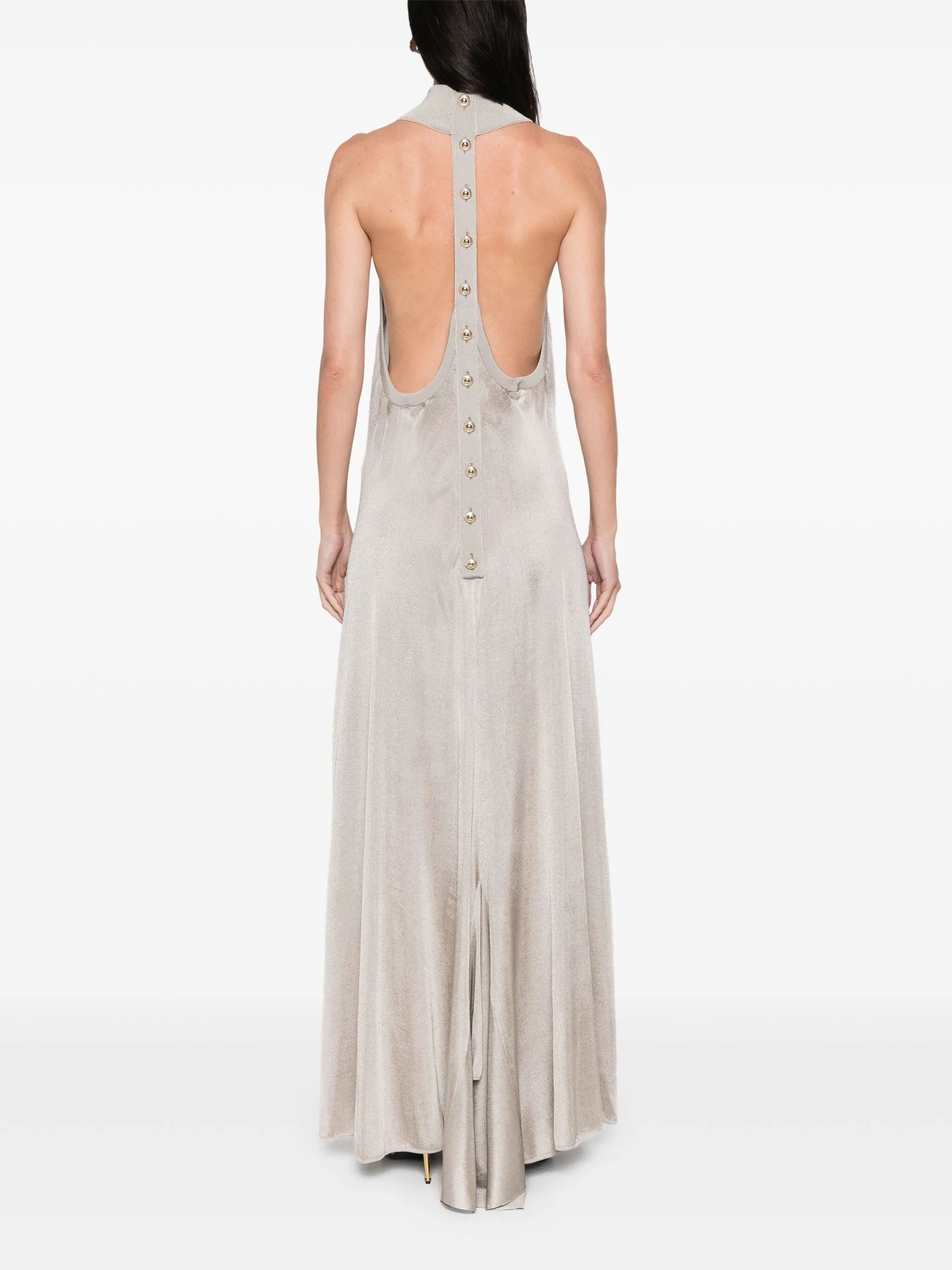 fine-knit maxi dress