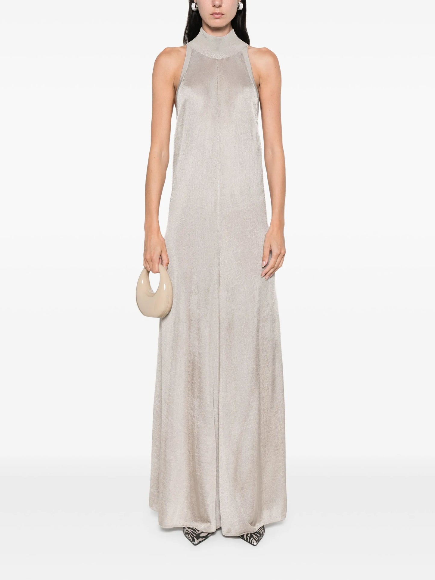 fine-knit maxi dress