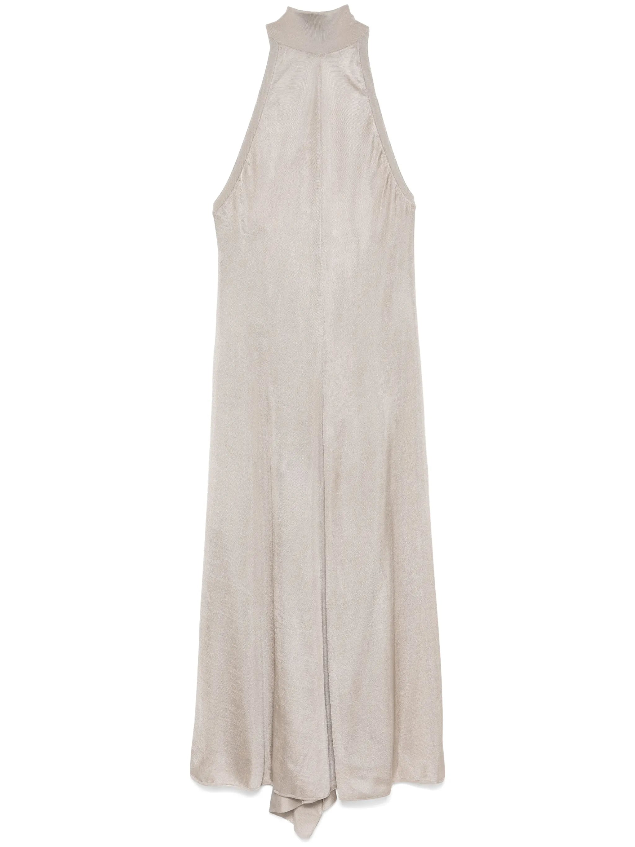 fine-knit maxi dress