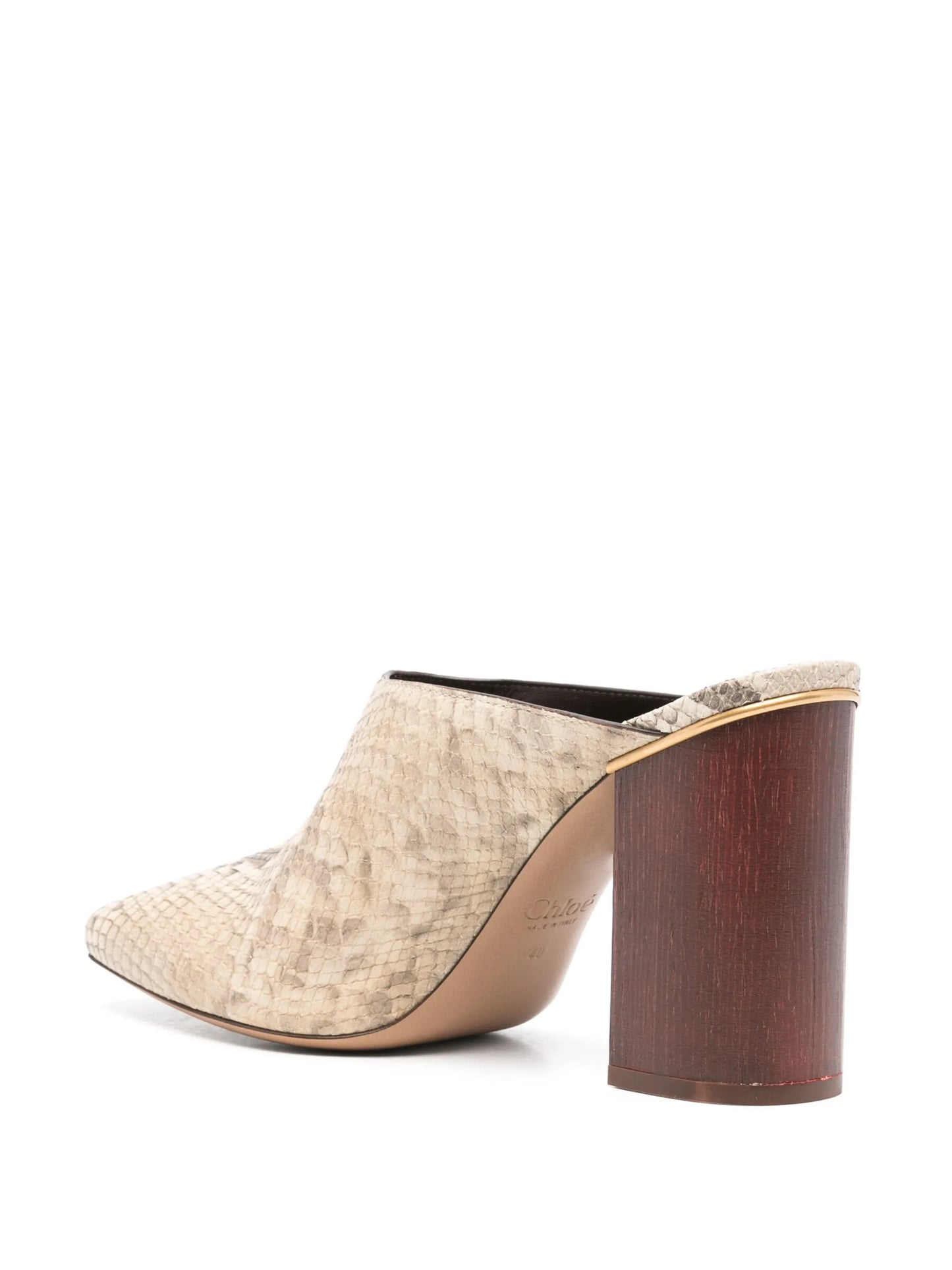 95mm Ambre mules