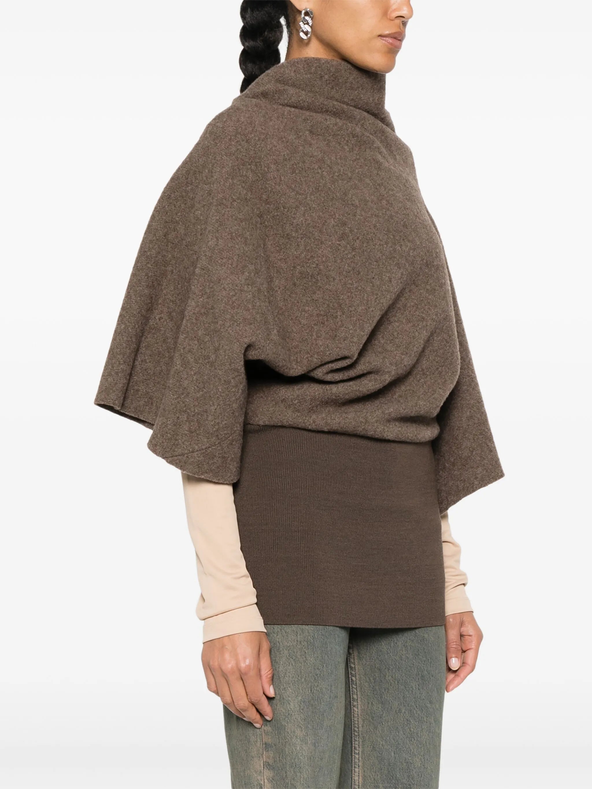 Cylinder knitted top
