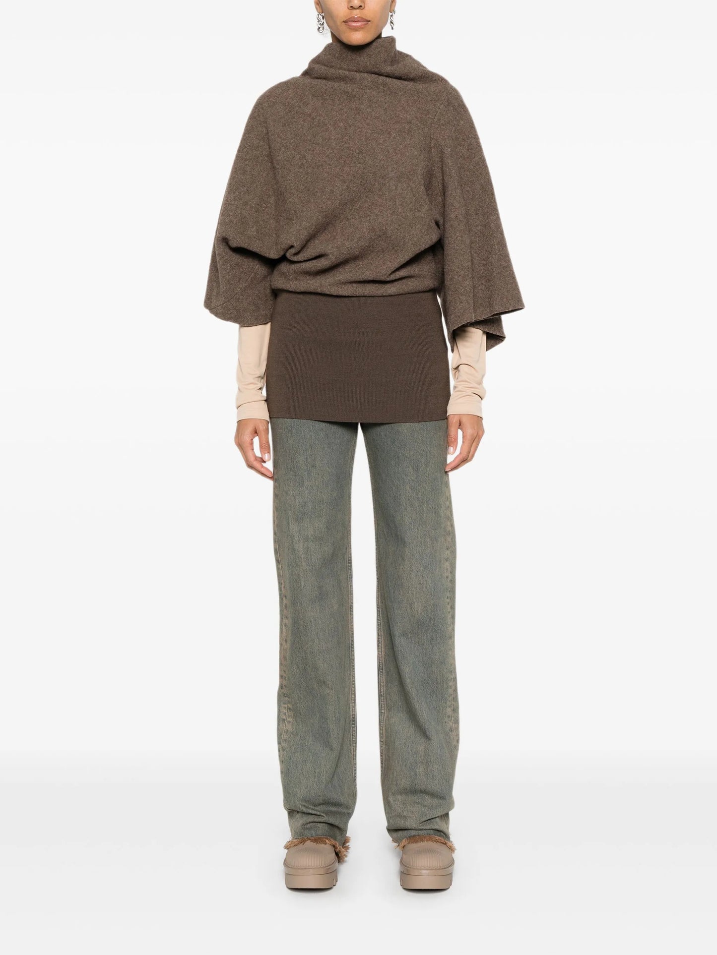 Cylinder knitted top