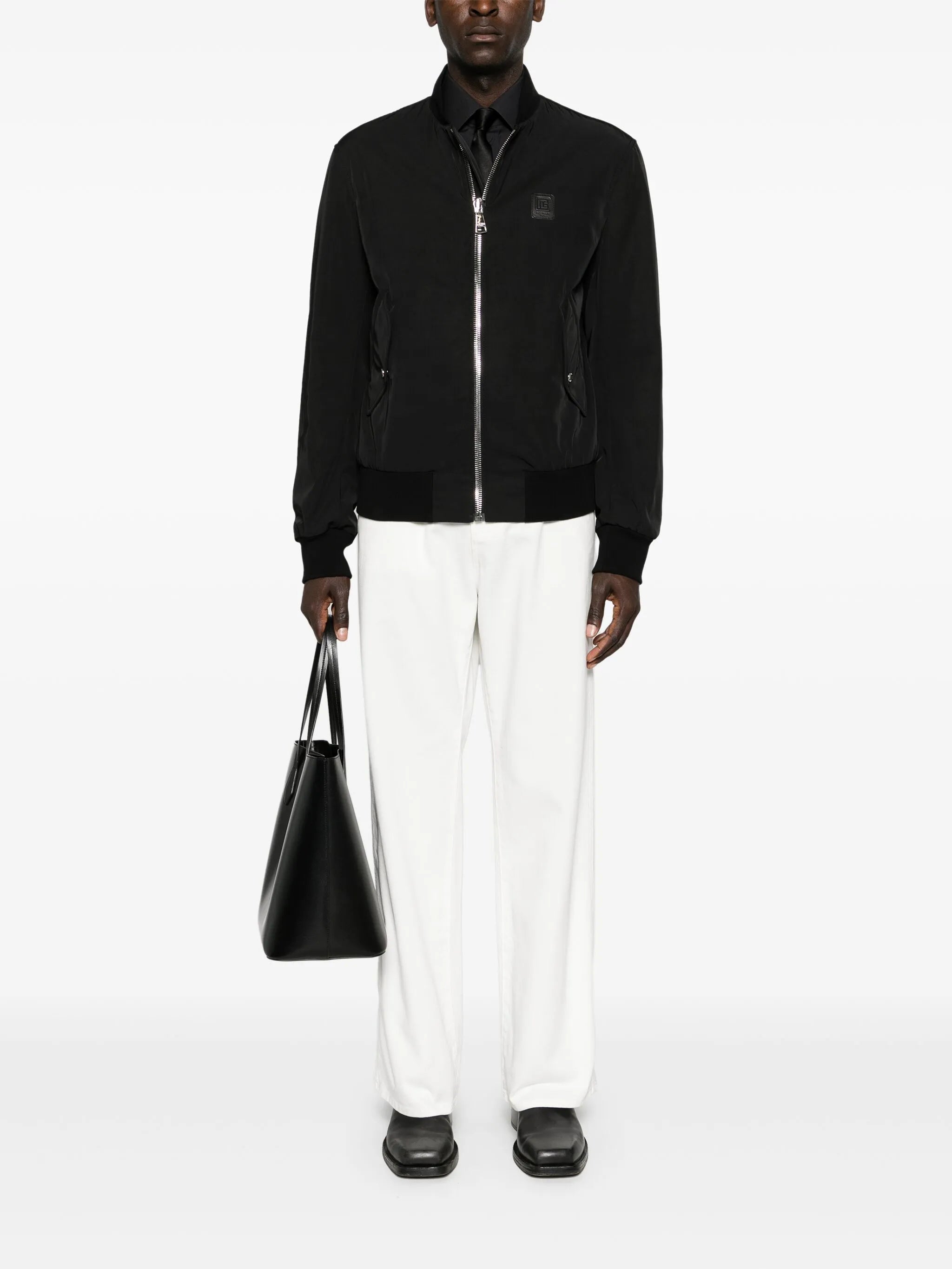 mid-rise straight jeans