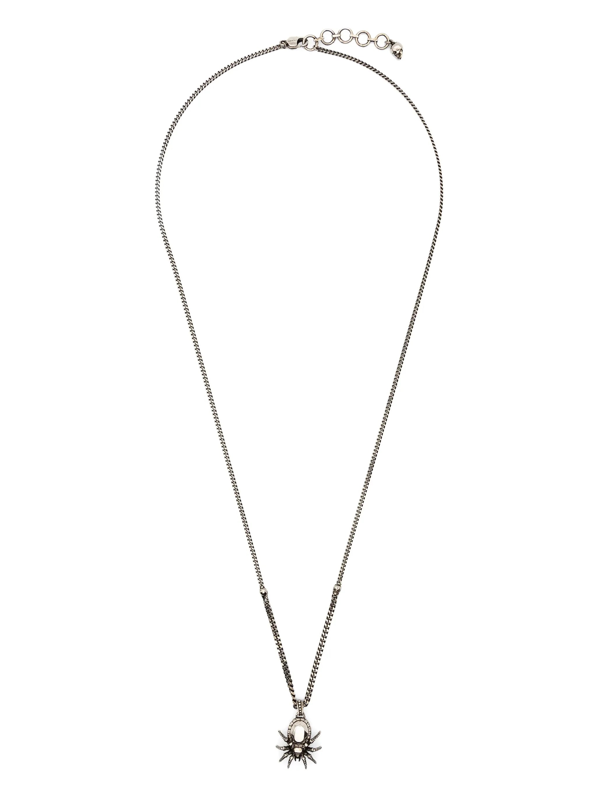 Spider-pendant necklace