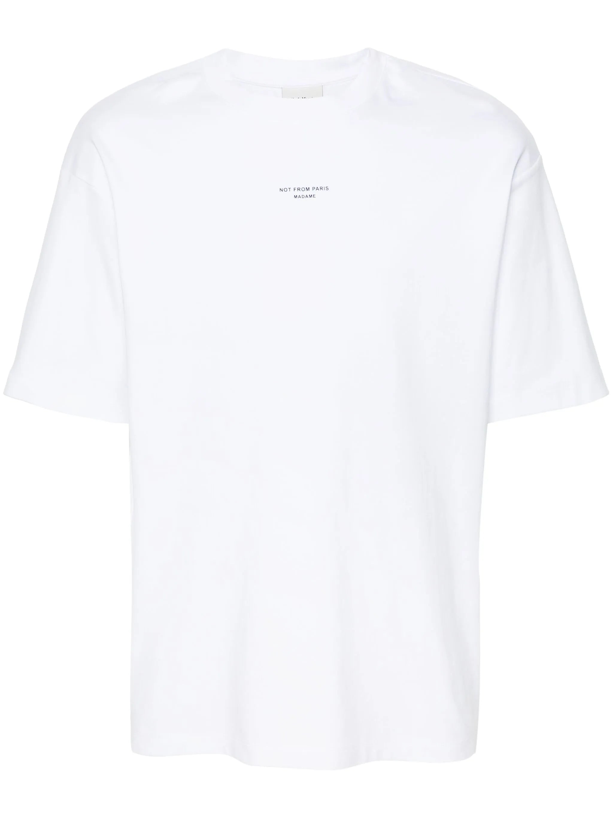 slogan-print cotton T-shirt