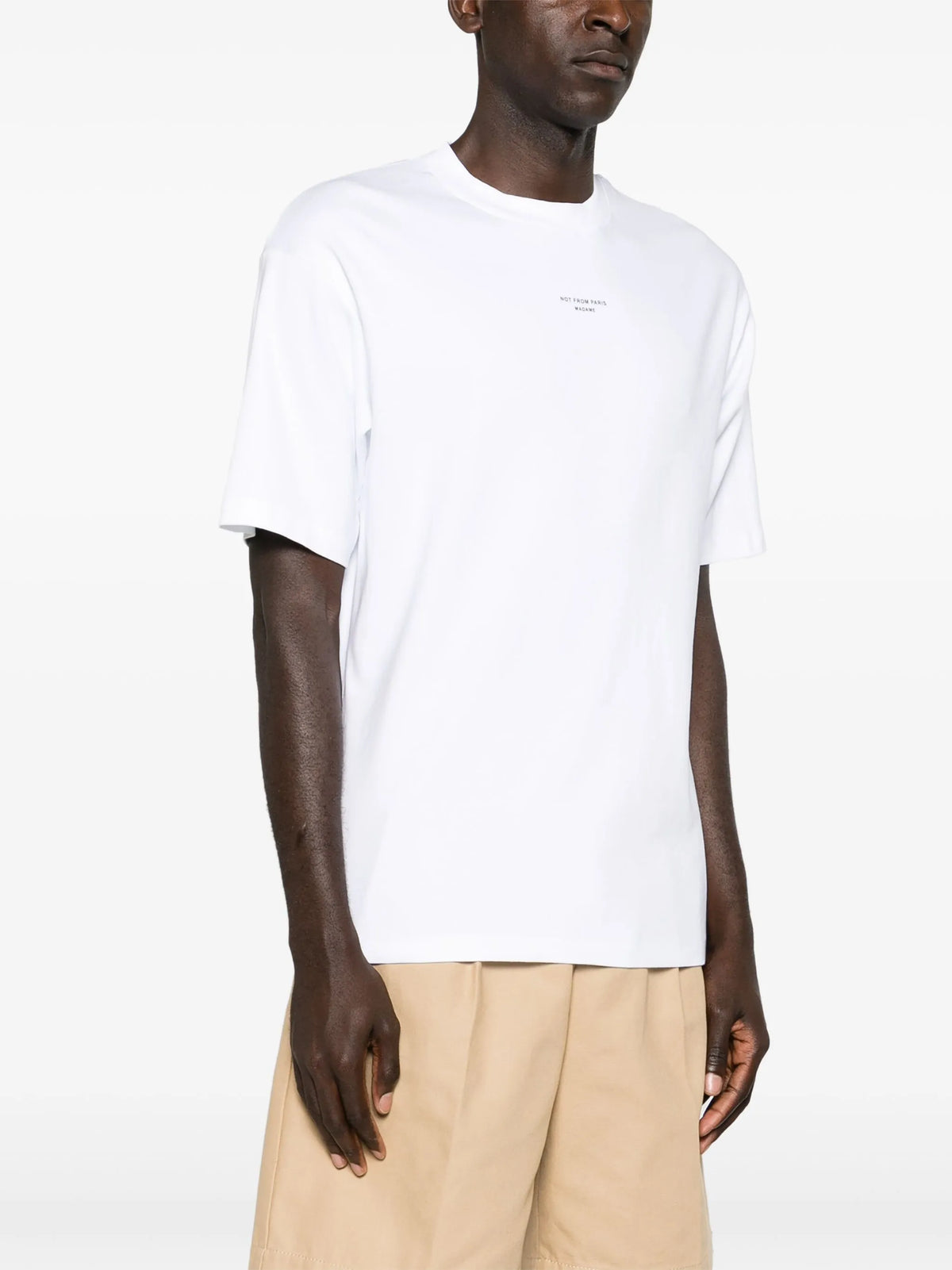 slogan-print cotton T-shirt