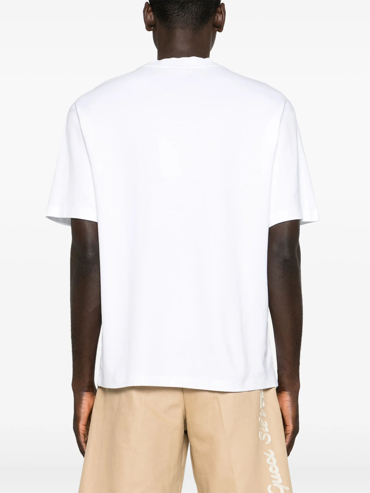 slogan-print cotton T-shirt