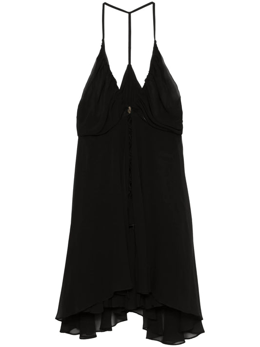 silk midi dress