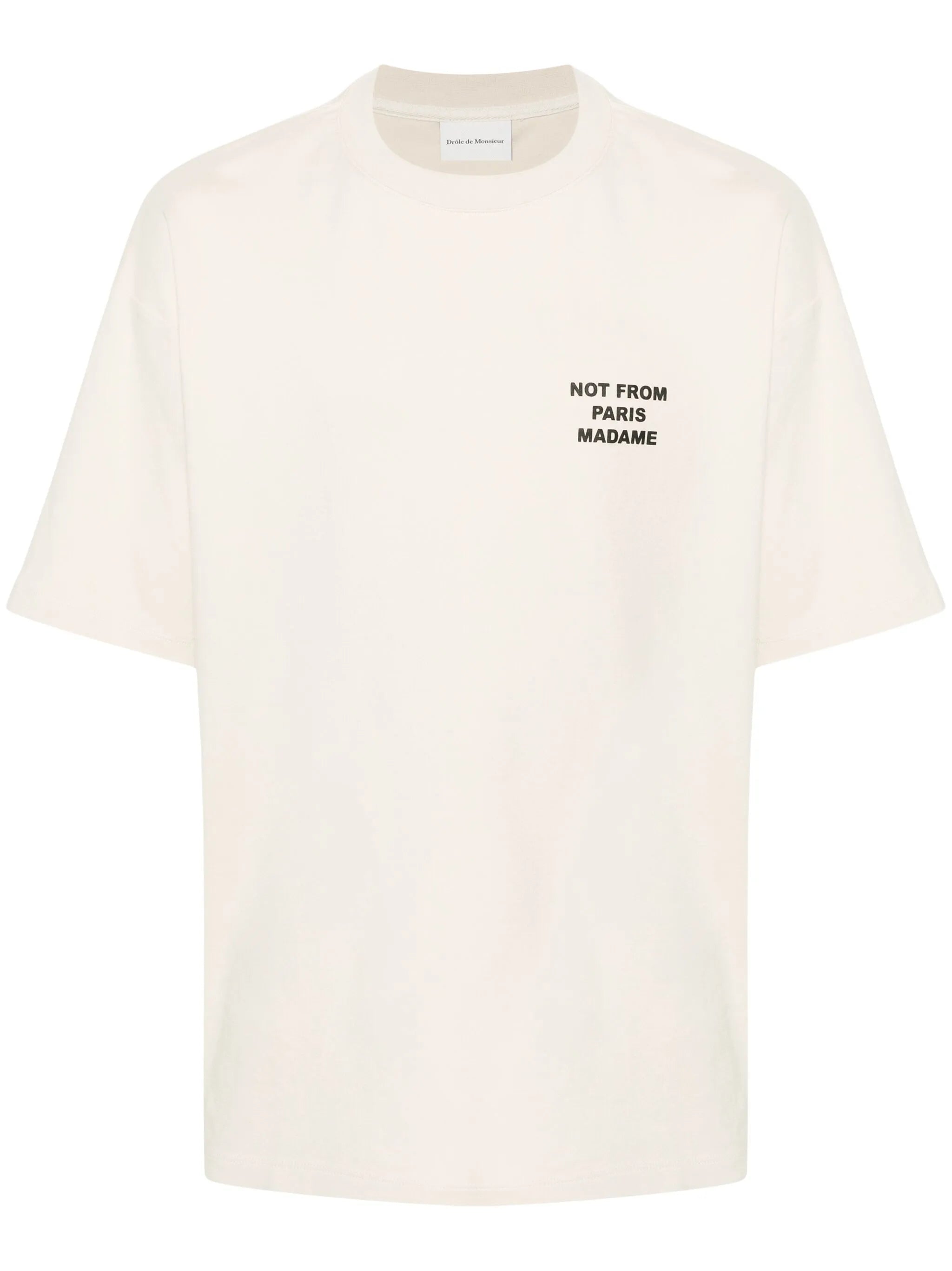 Slogan crew-neck T-shirt