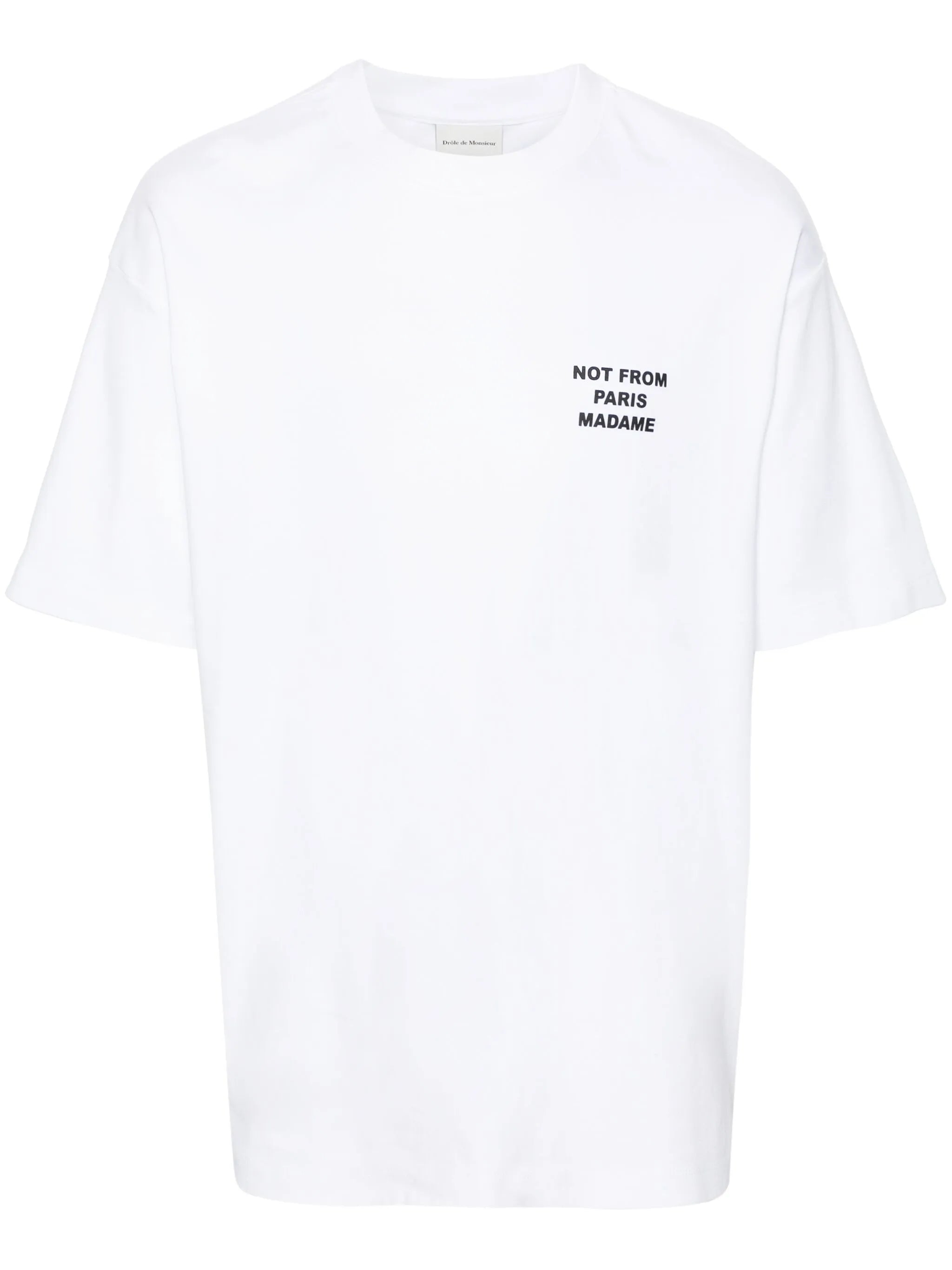 slogan-print cotton T-shirt