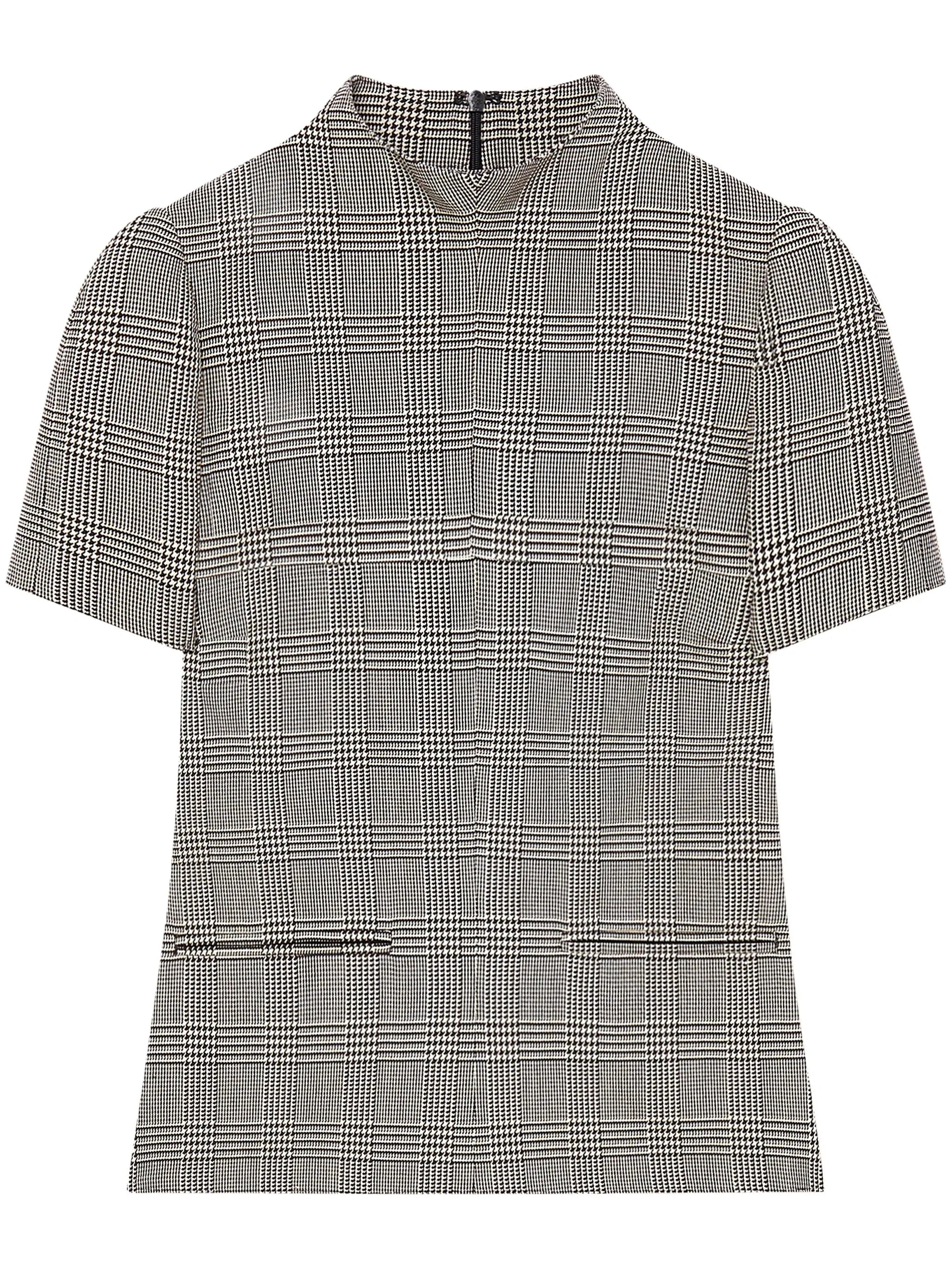 Prince of Wales-pattern T-shirt