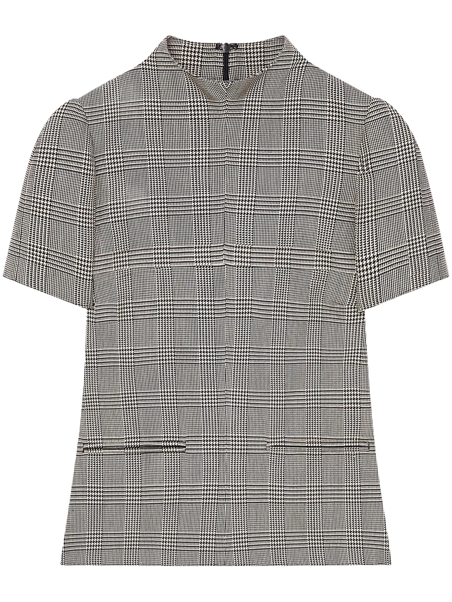 Prince of Wales-pattern T-shirt