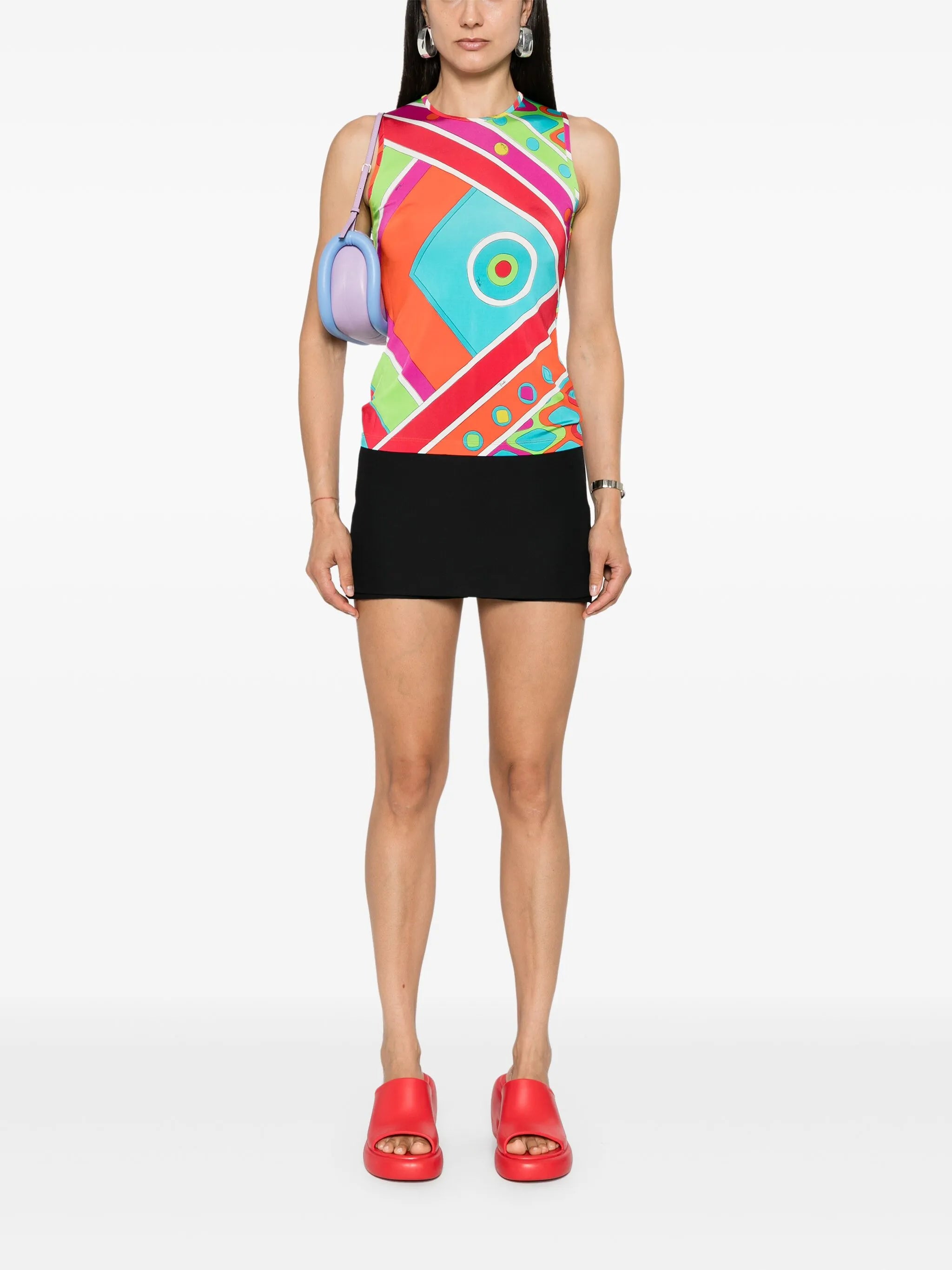 Vivara-print tank top
