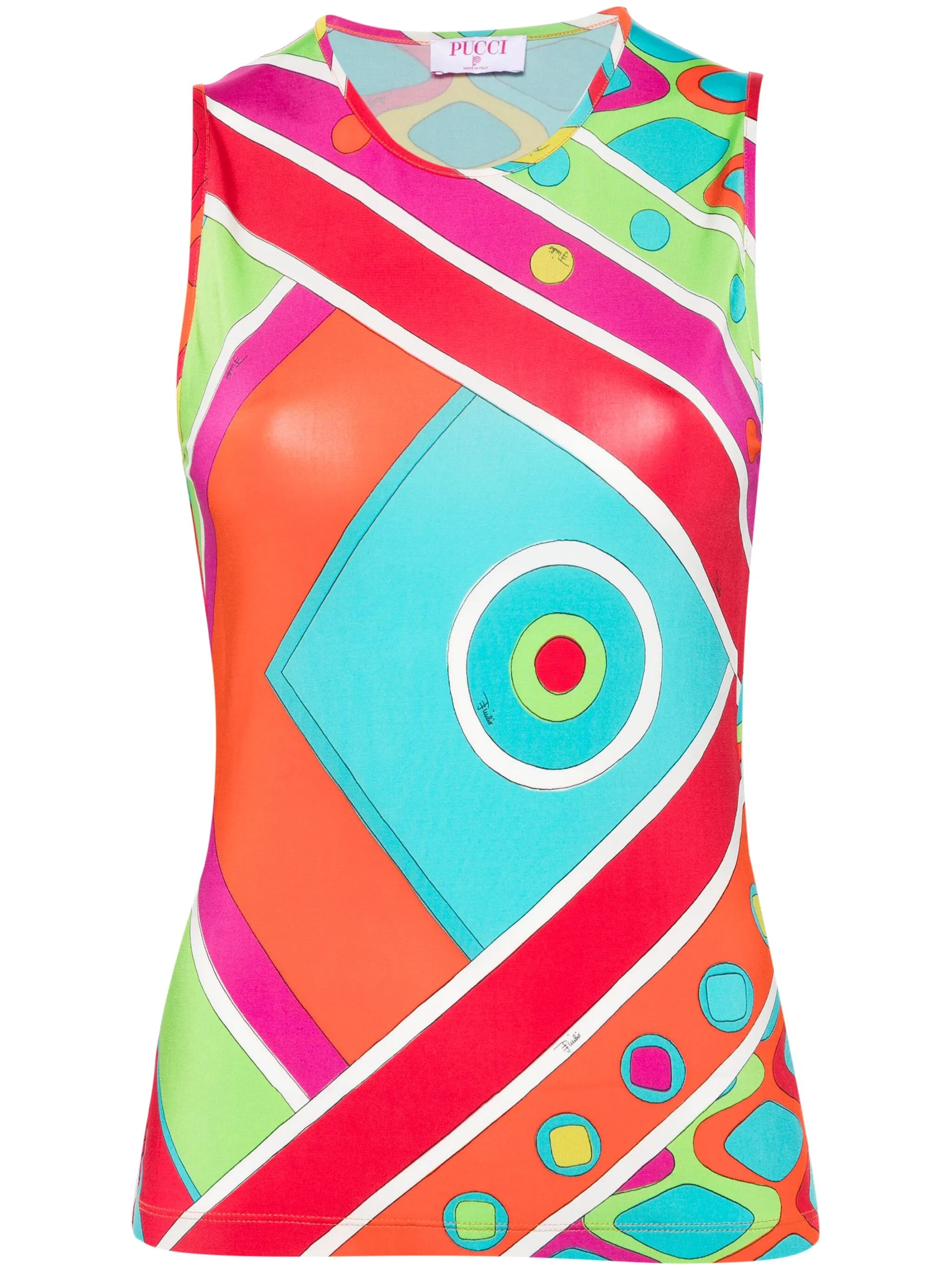 Vivara-print tank top