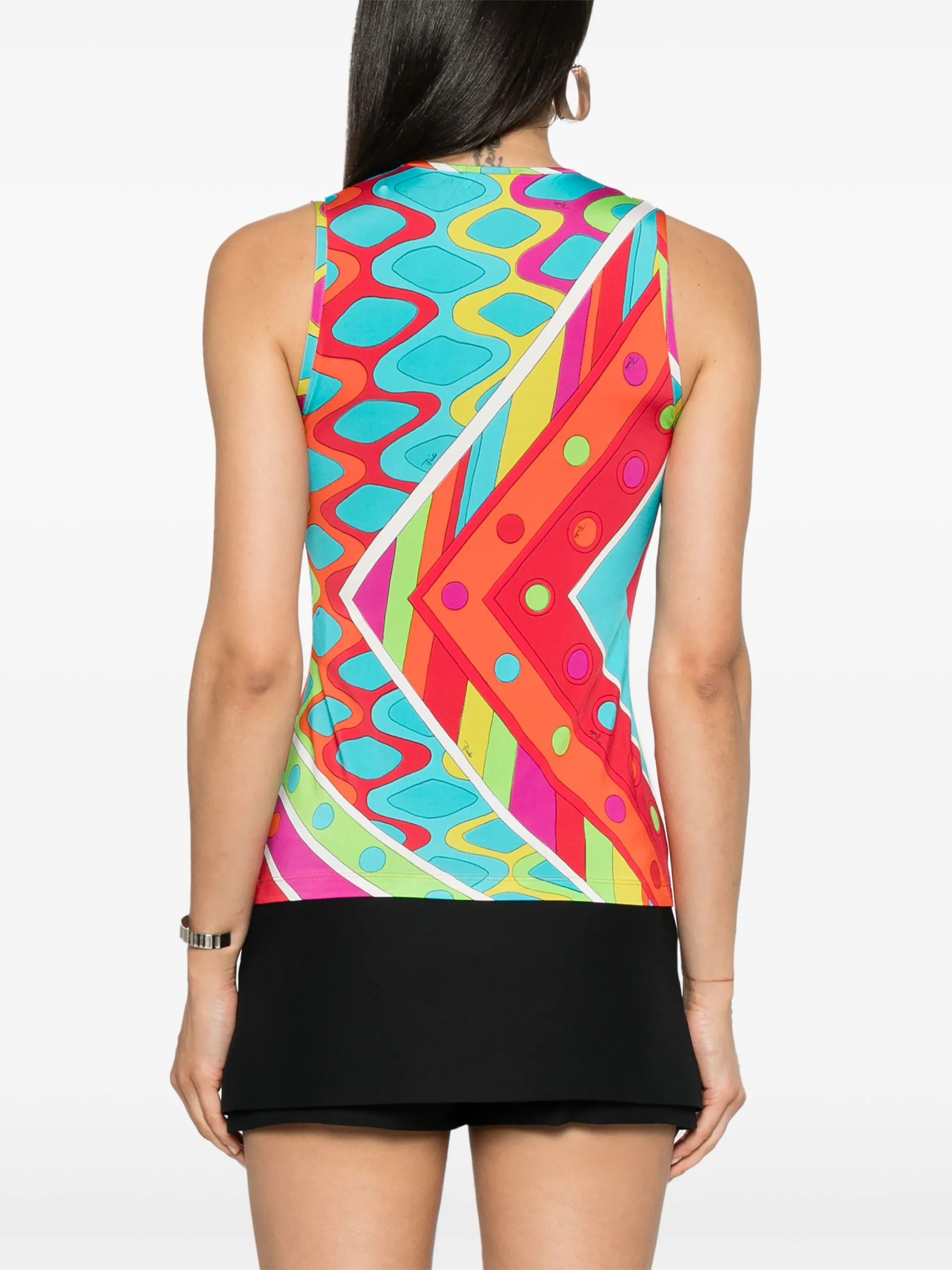 Vivara-print tank top