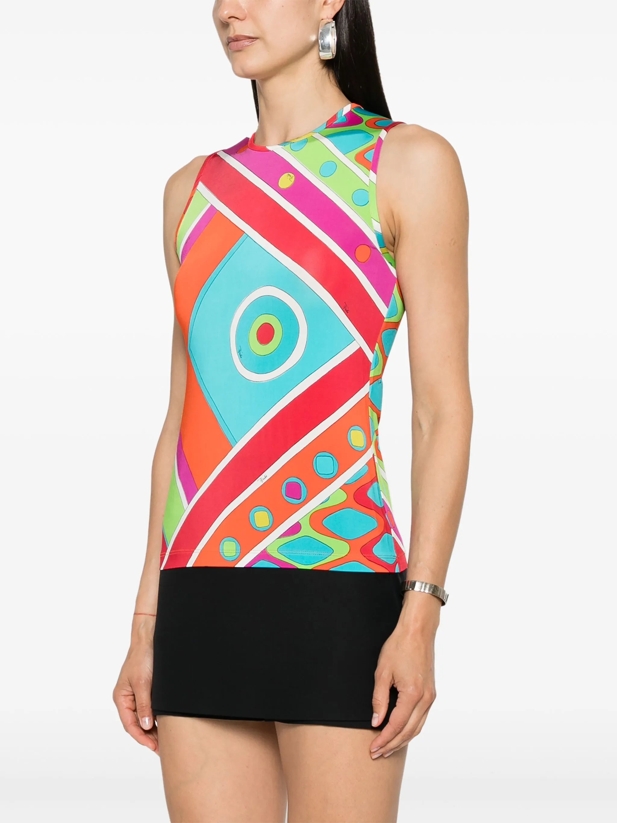 Vivara-print tank top