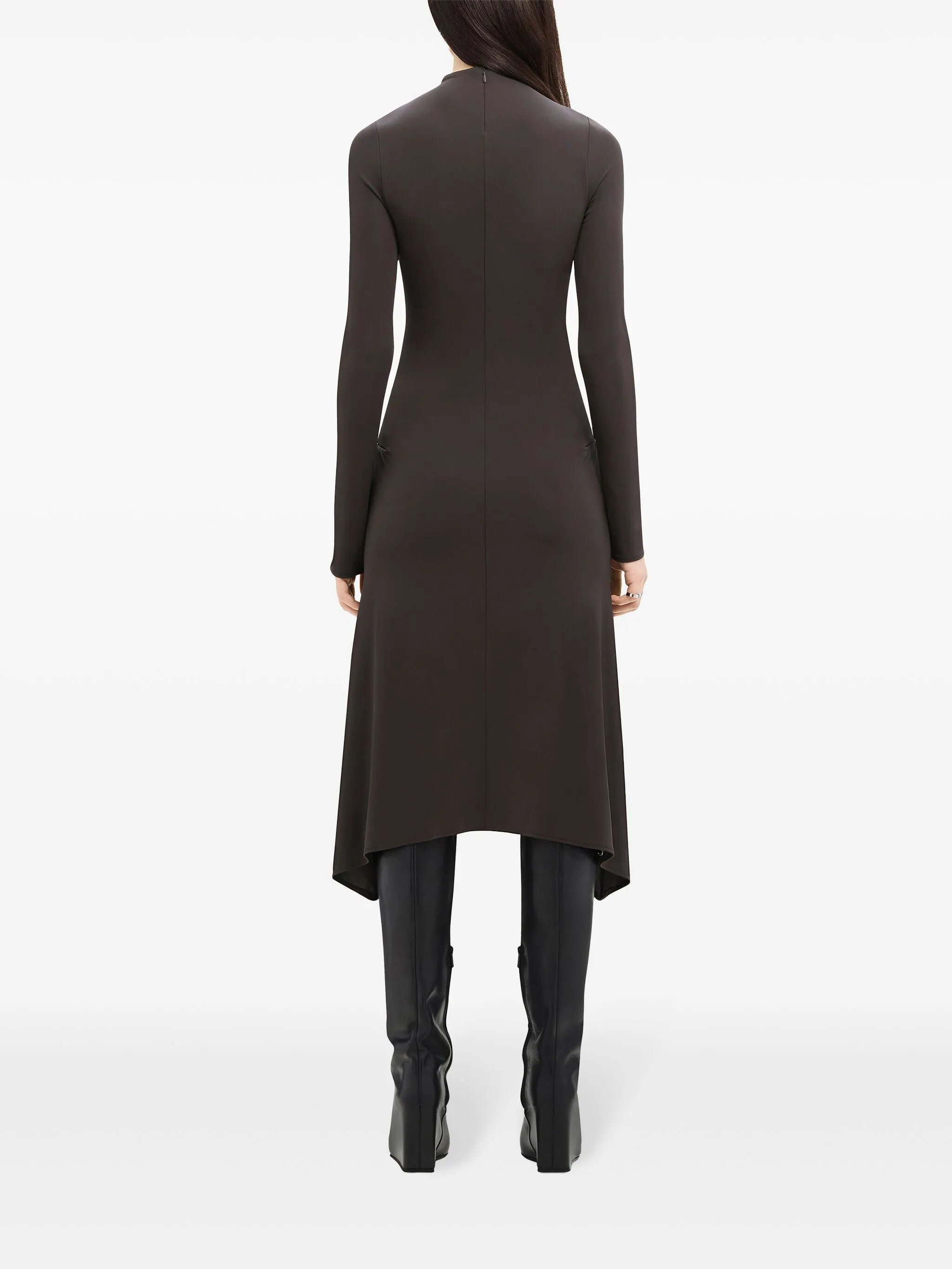 Volcano jersey midi dress