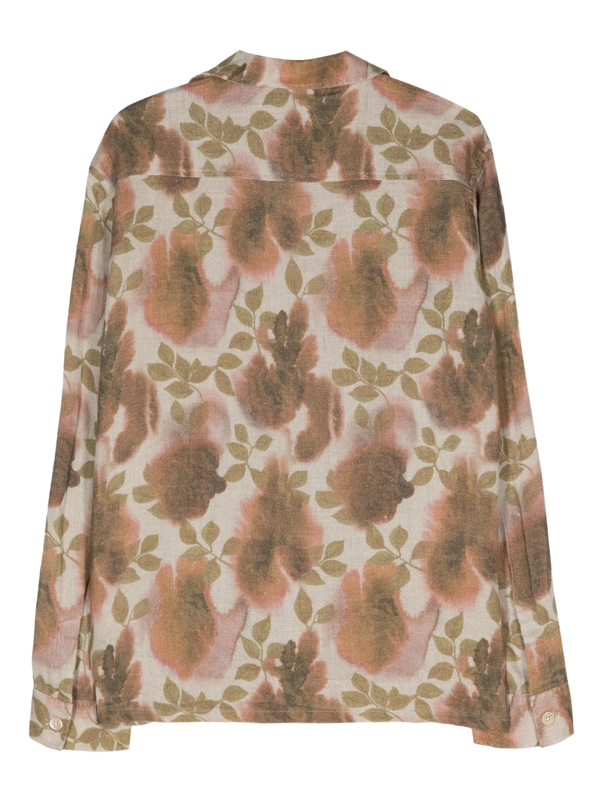 Heusen Minuo Flower-print shirt