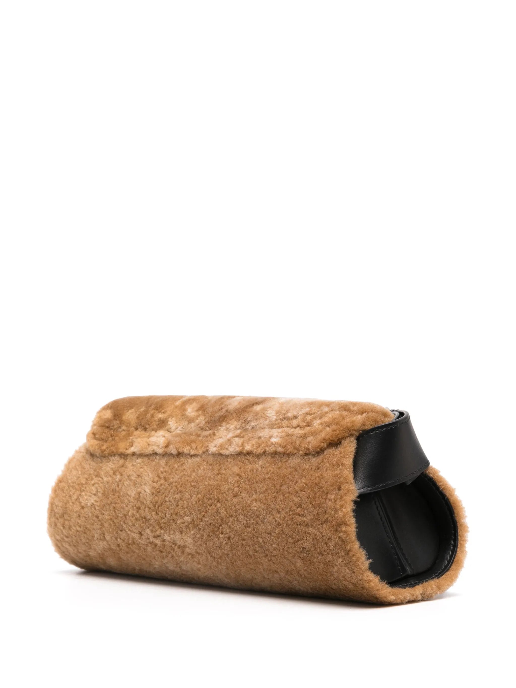 small Cannolo shearling shoulder bag