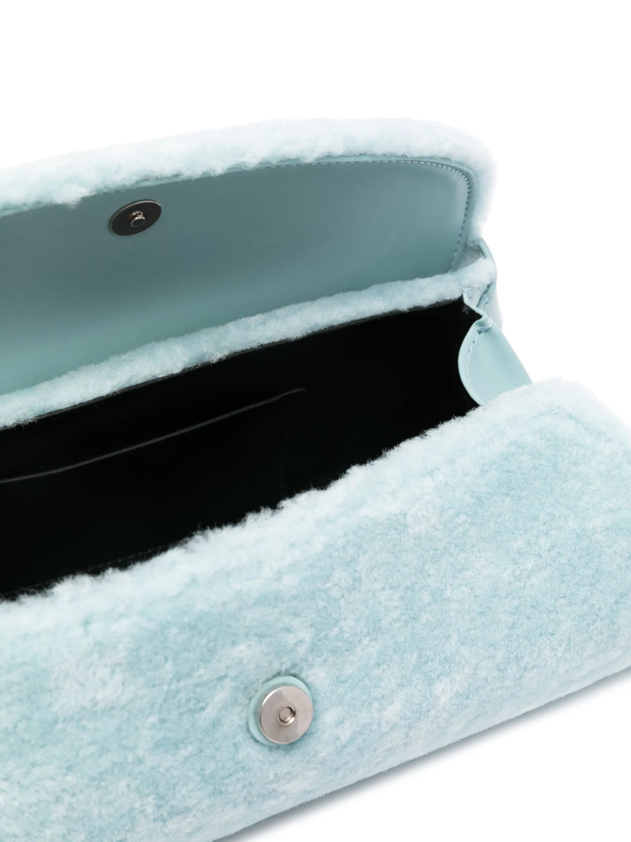 small Cannolo shearling shoulder bag