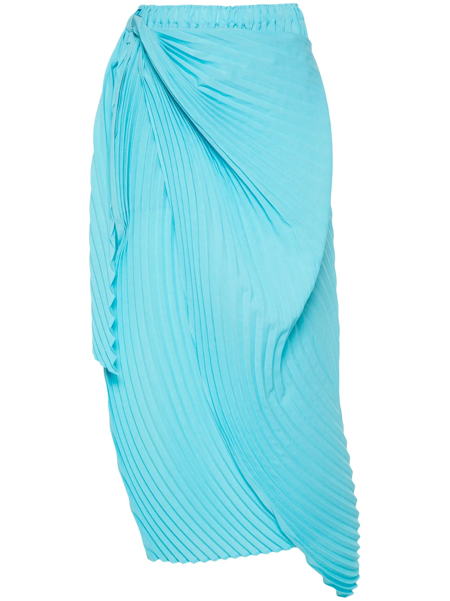 Wrapped Pleats maxi skirt