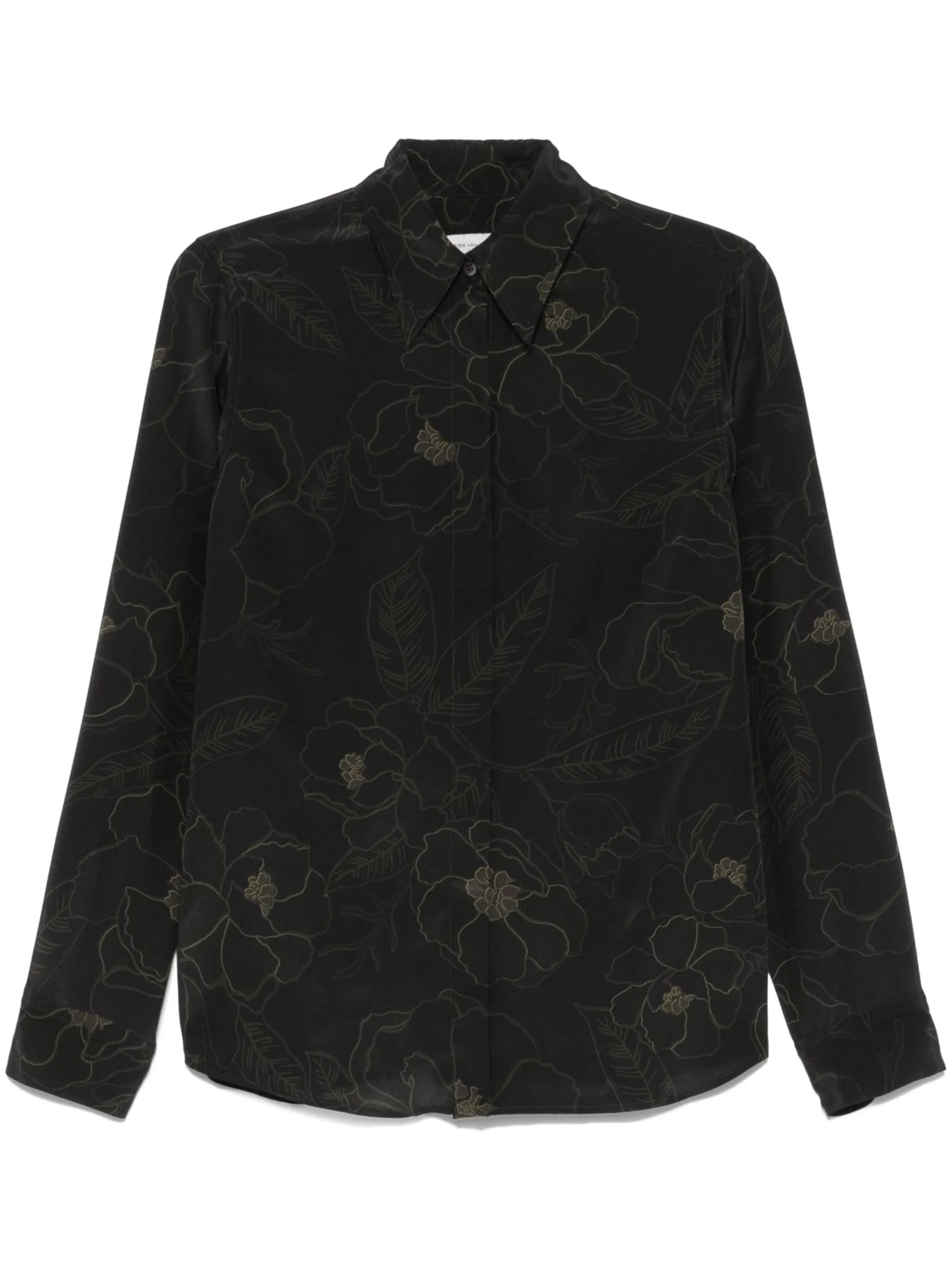 floral-print shirt