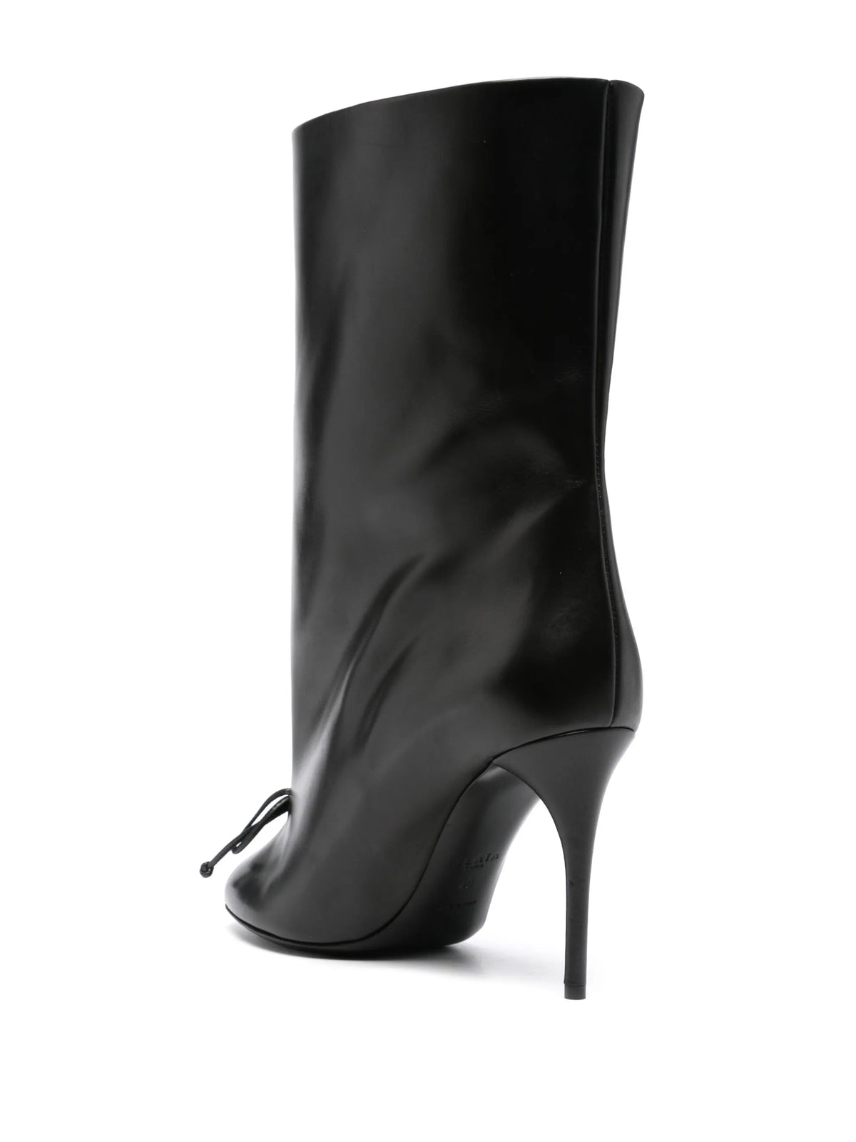 100mm bow-detailed boots