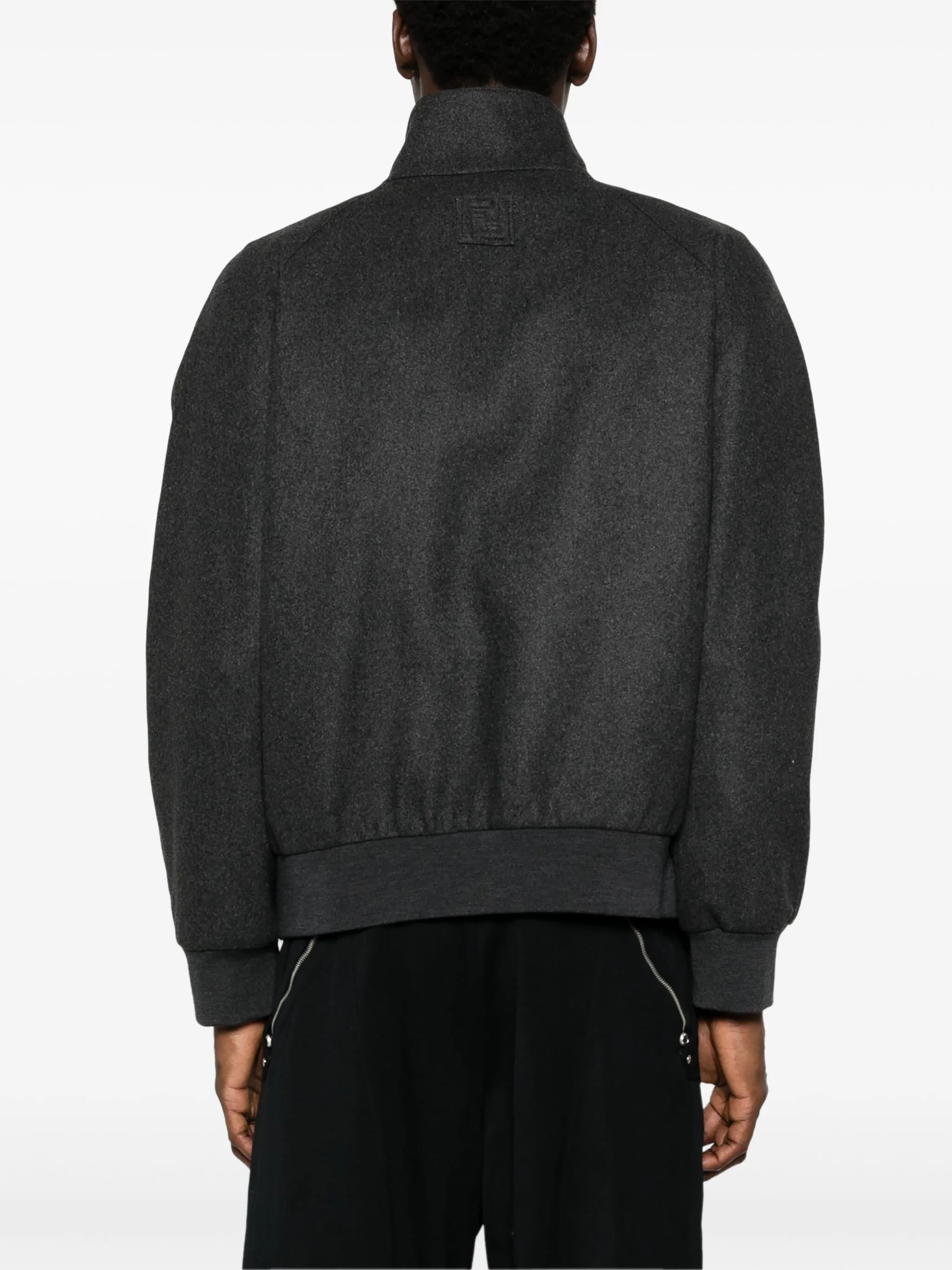 felted bomber jacket