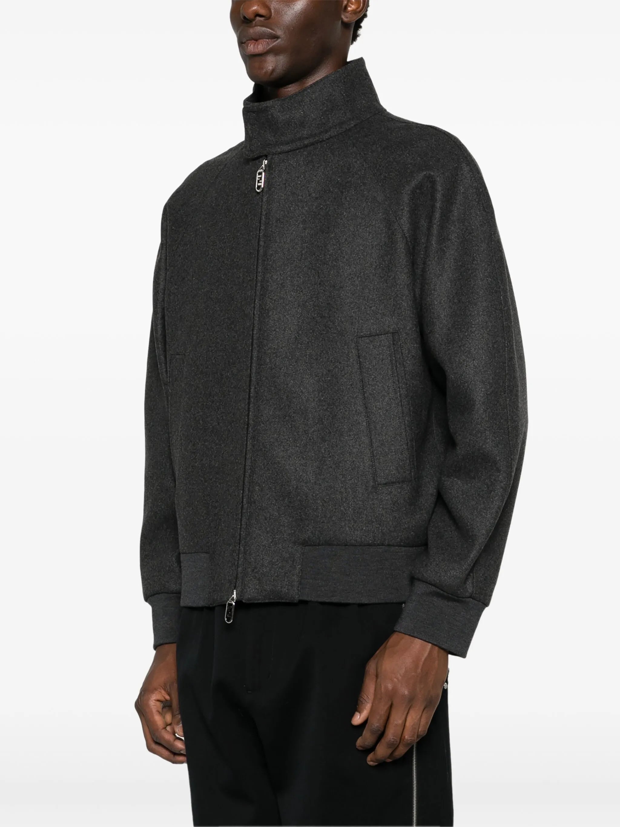 felted bomber jacket