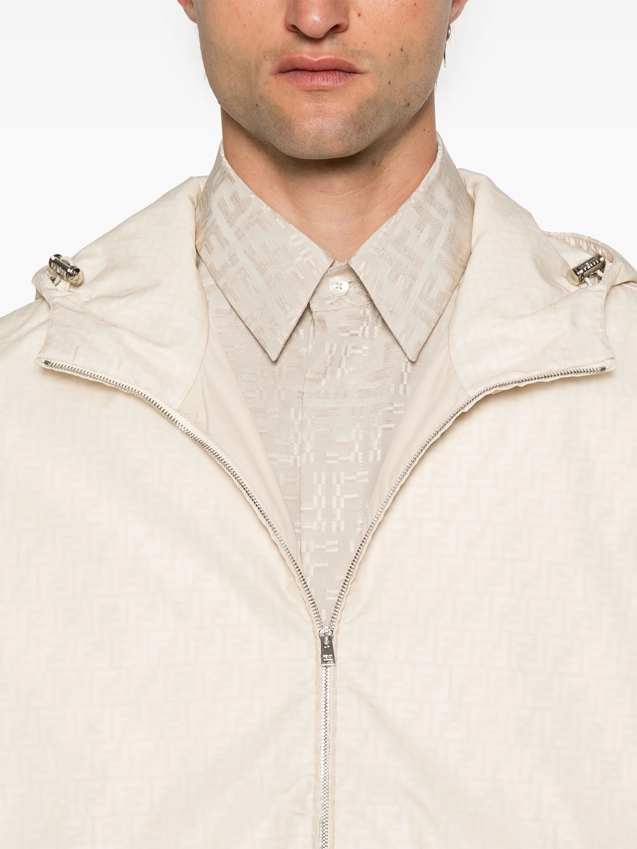 FF-logo print windbreaker