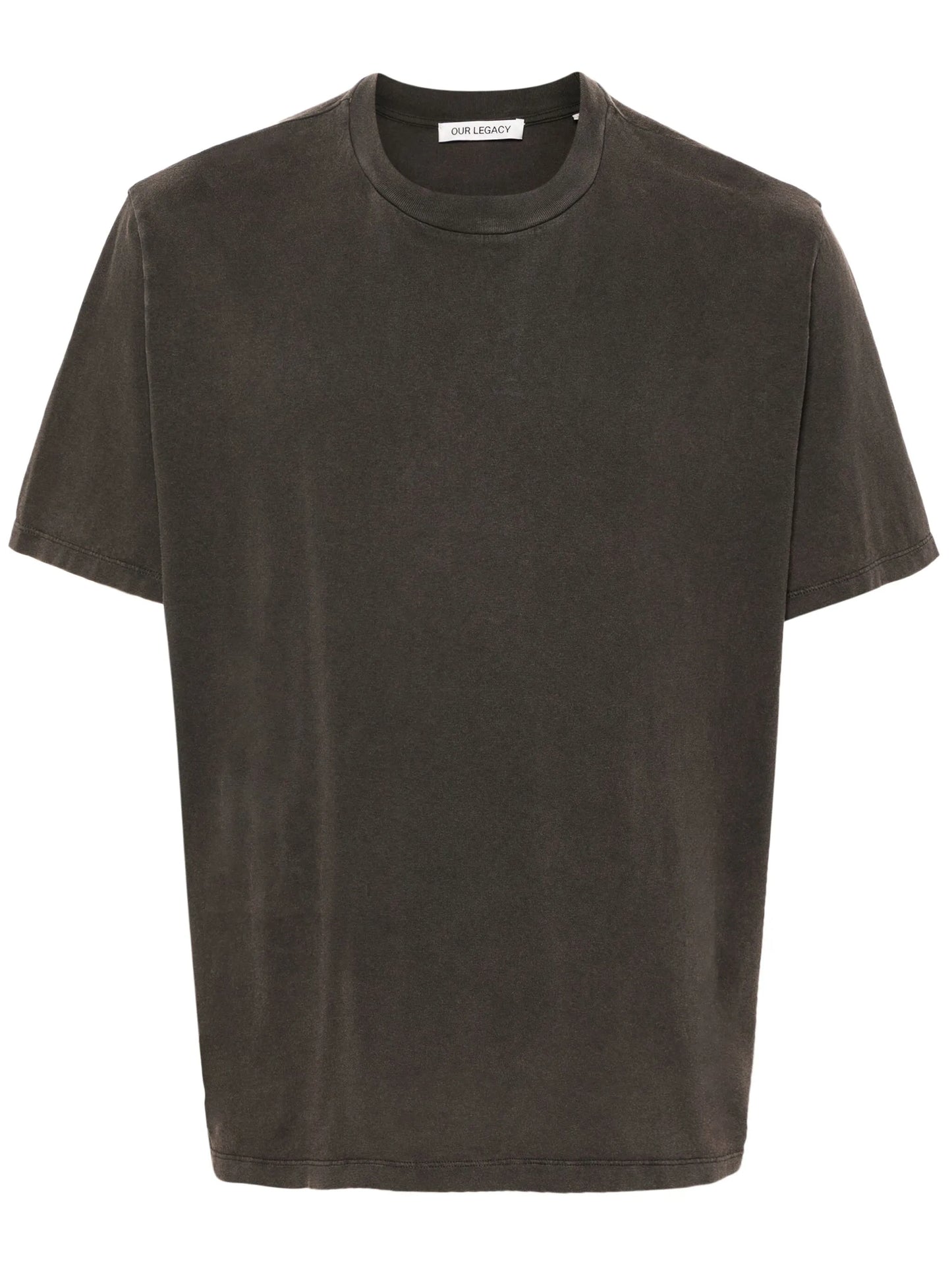 drop-shoulder cotton T-shirt