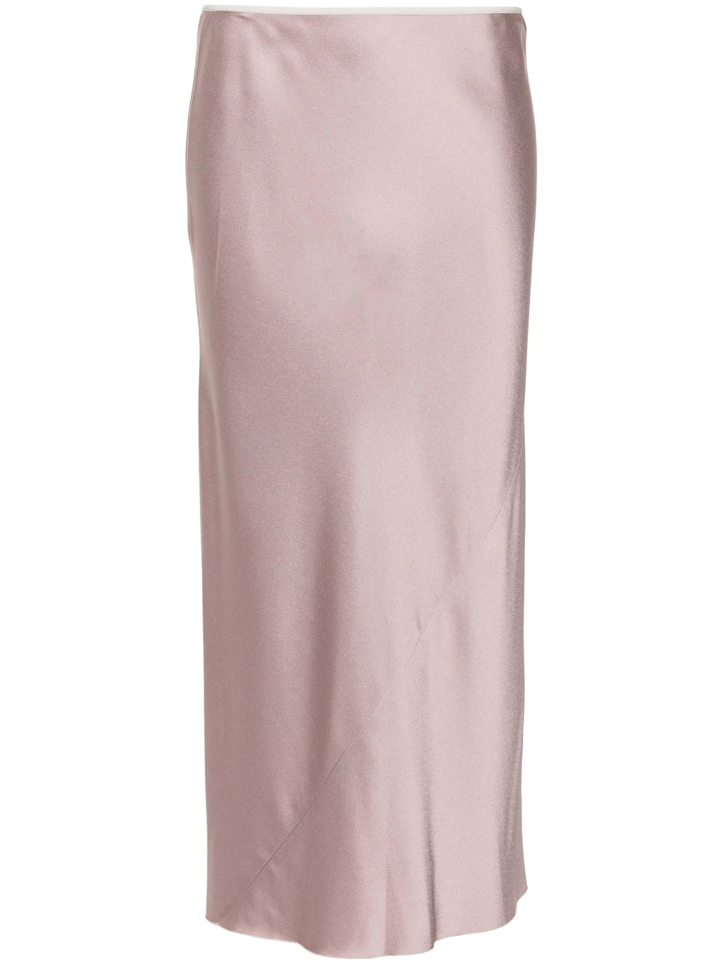 satin midi skirt